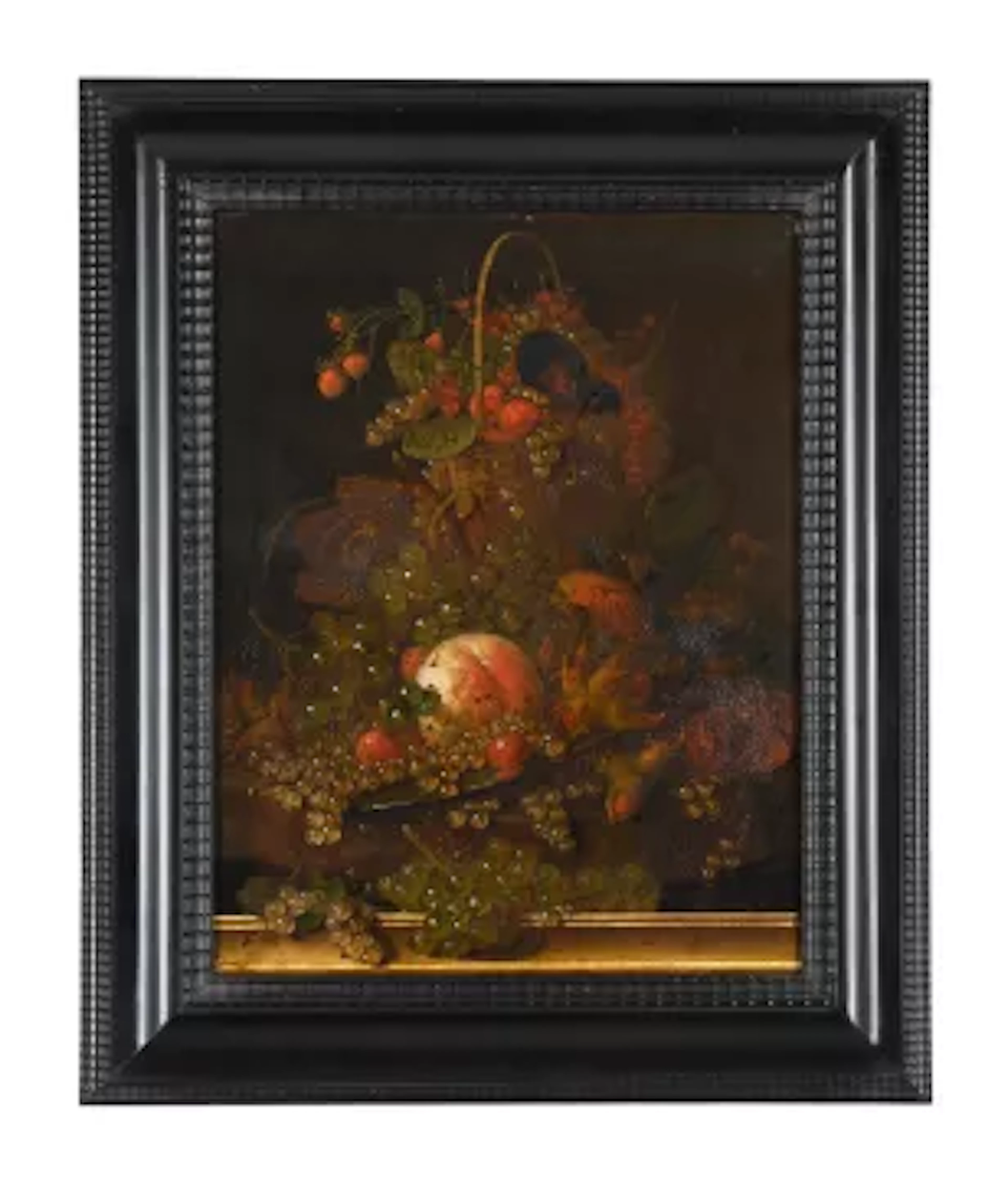 AMOS GREEN (BRITISH 1735-1807), STILL LIFE OF PEACHES AND BERRIES