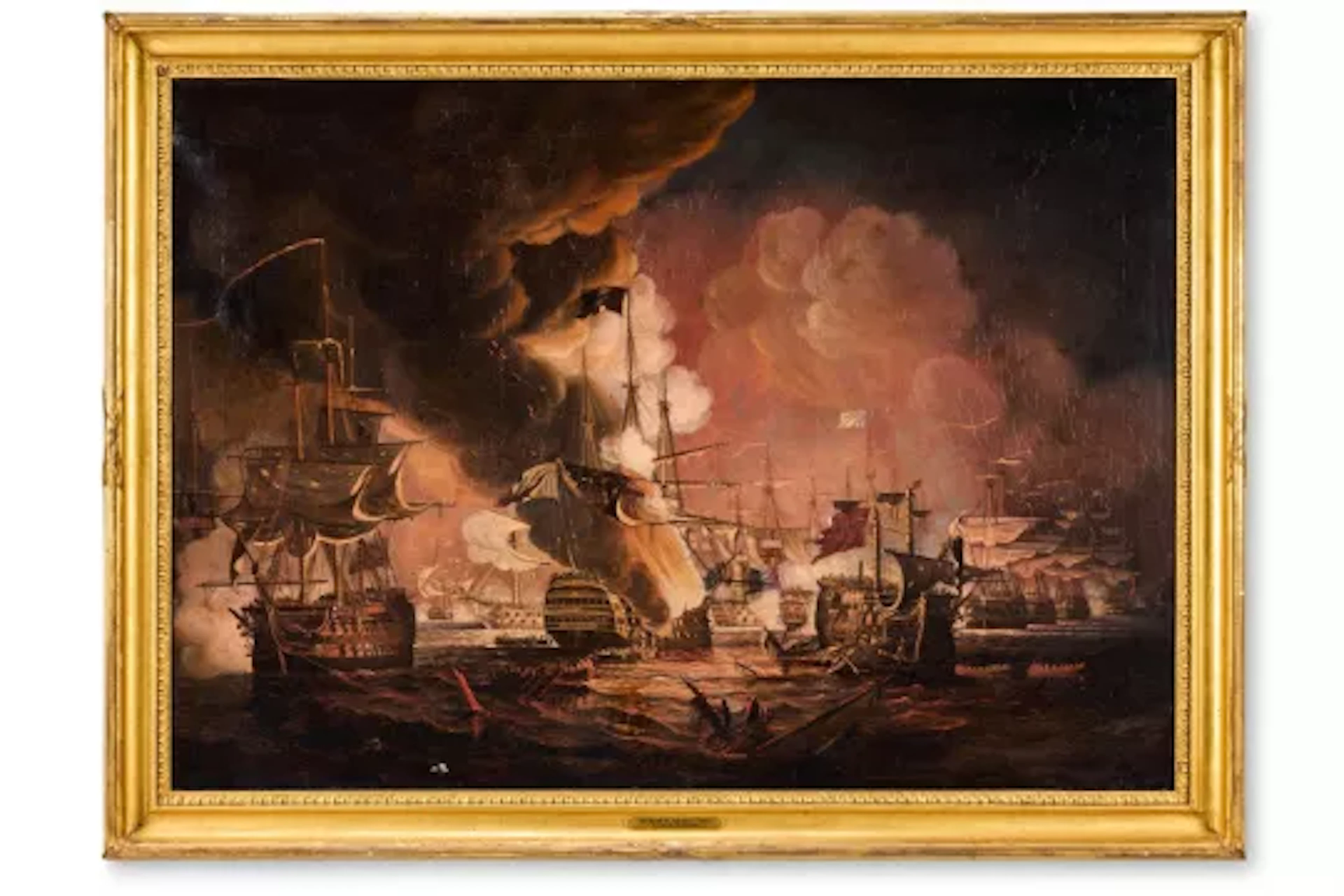RICHARD BARNETT SPENCER (BRITISH FL. 1840-1870), THE BATTLE OF THE NILE