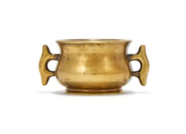 A Chinese bronze censer