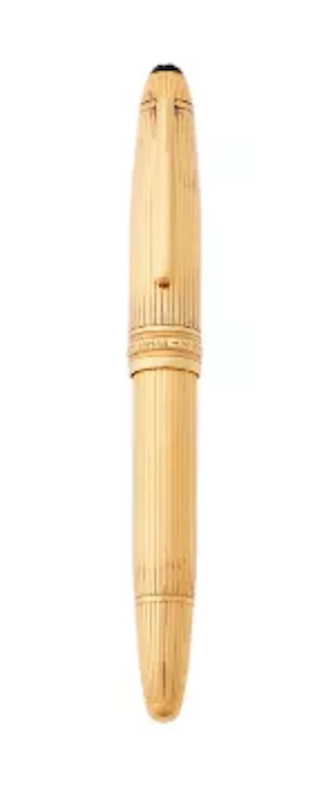 MONTBLANC, LE GRAND, A SILVER GILT FOUNTAIN PEN
