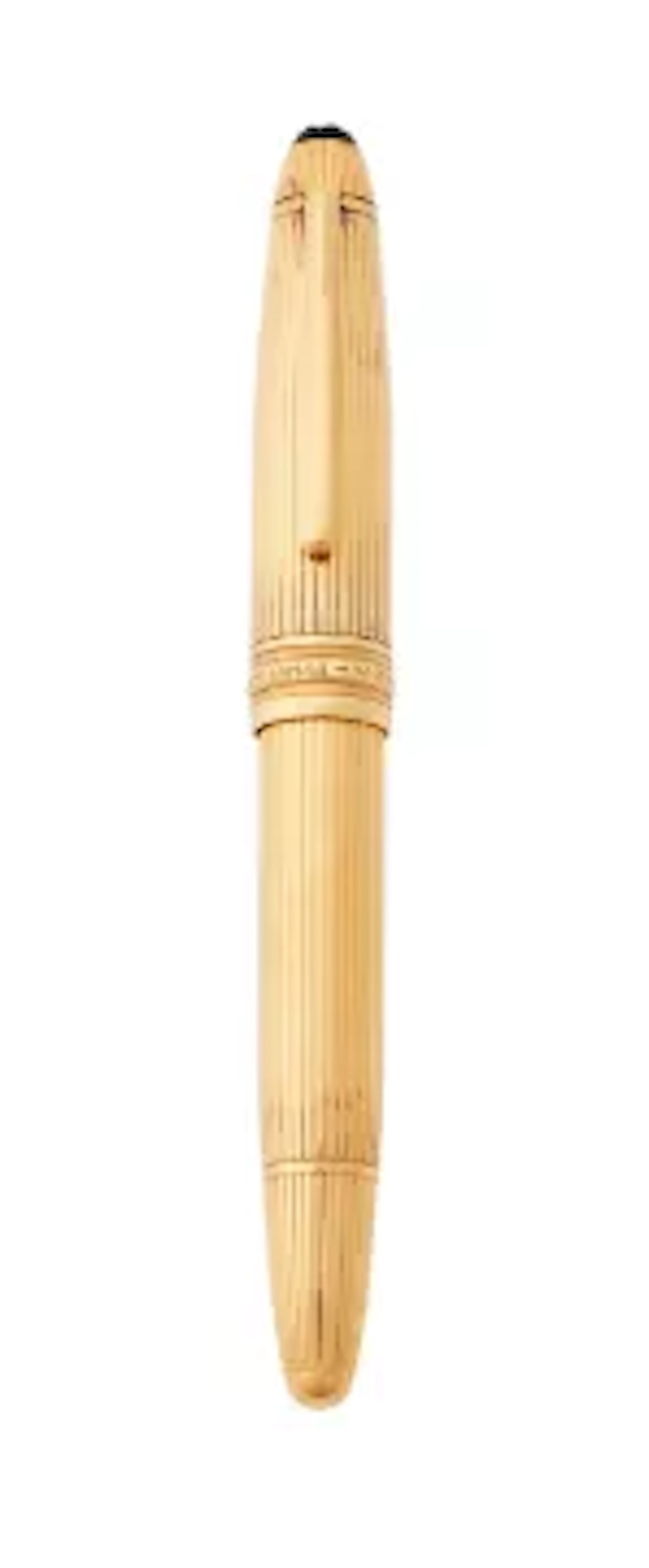 MONTBLANC, LE GRAND, A SILVER GILT FOUNTAIN PEN