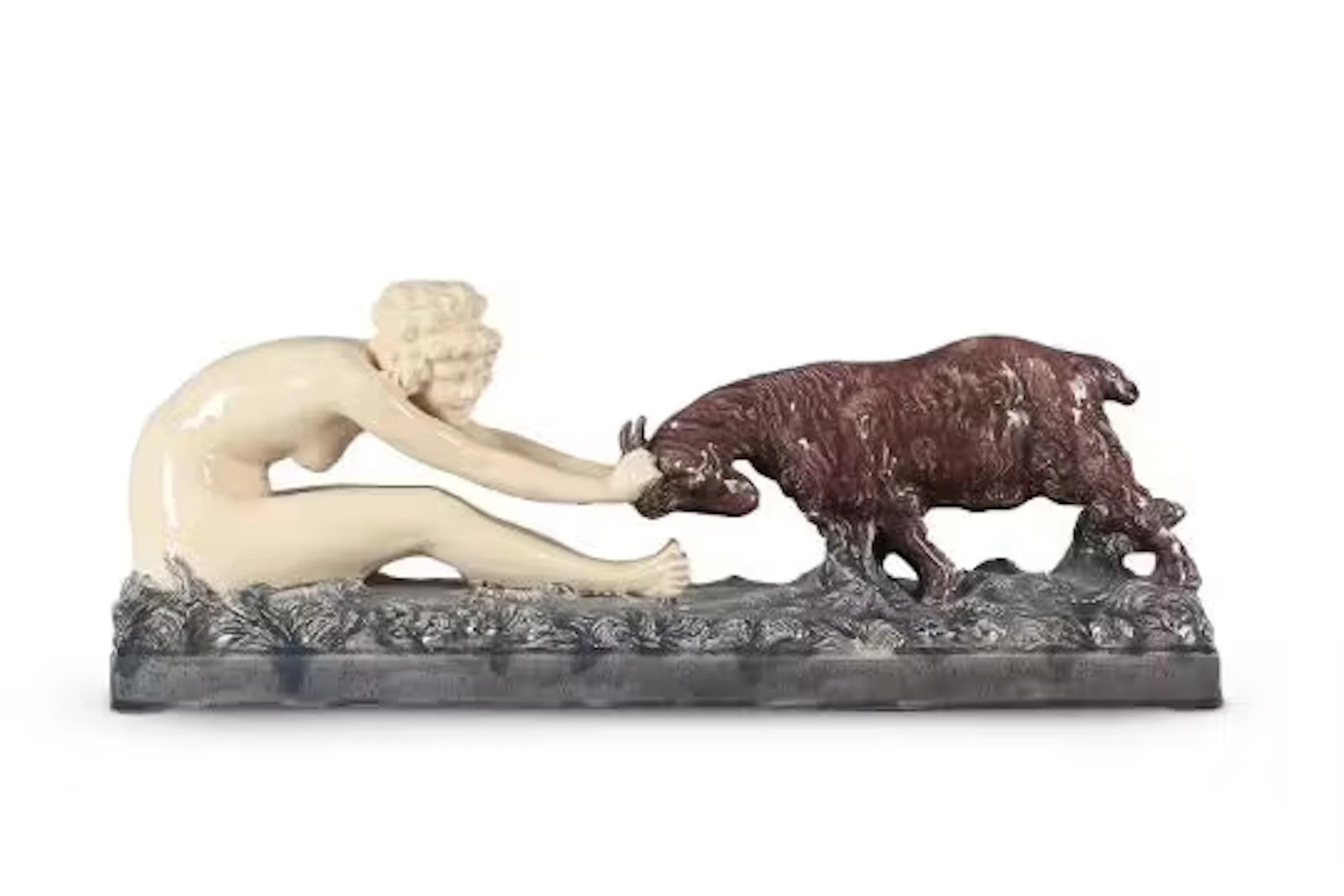 AFFORTUNATO GORY (ITALIAN, 1869-1925), AN ART DECO SCULPTURE; CIRCA 1920