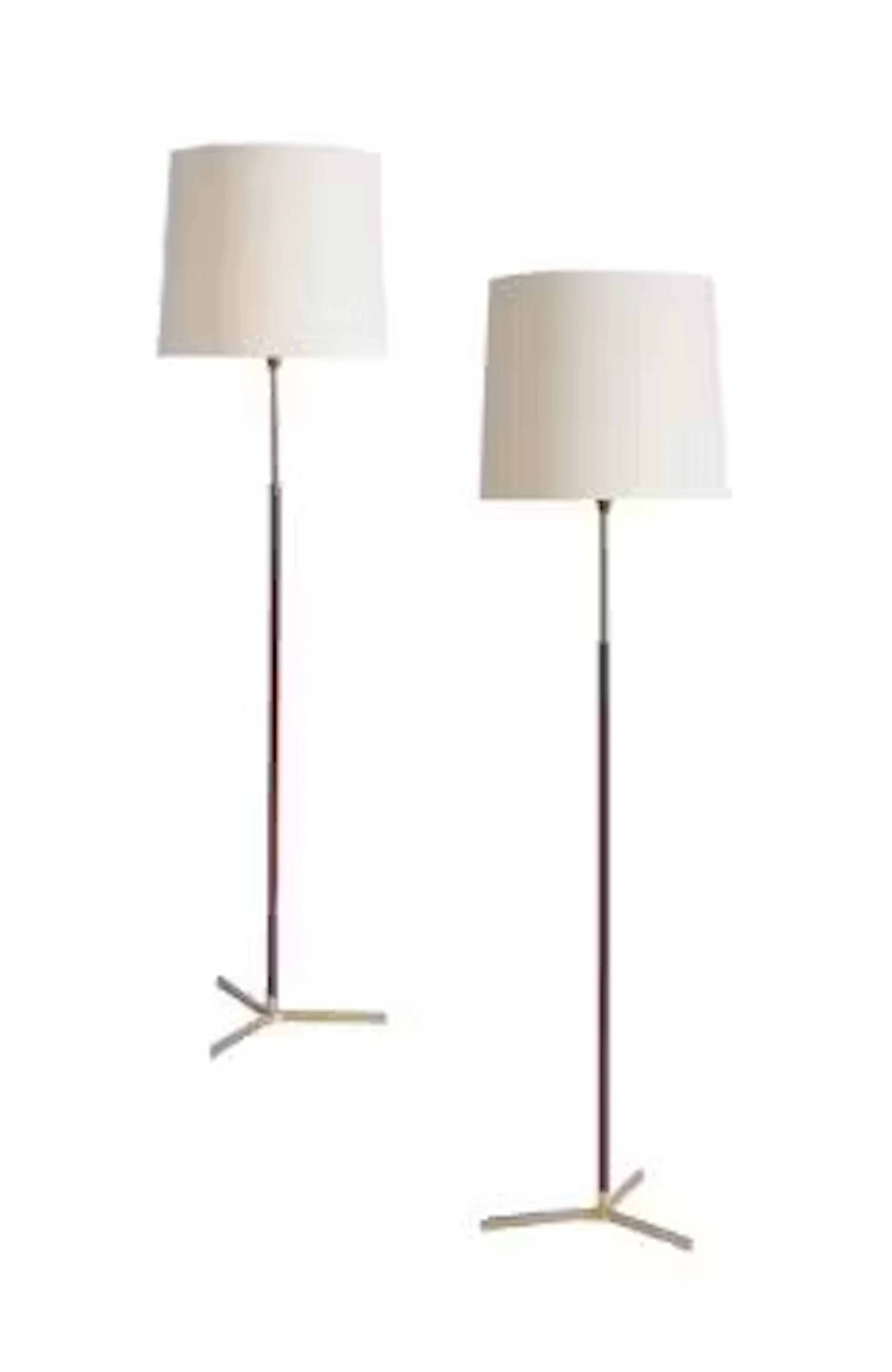 MANNER OF GINO SARFATTI (ITALIAN, 1912-1985), A PAIR OF STANDARD LAMPS