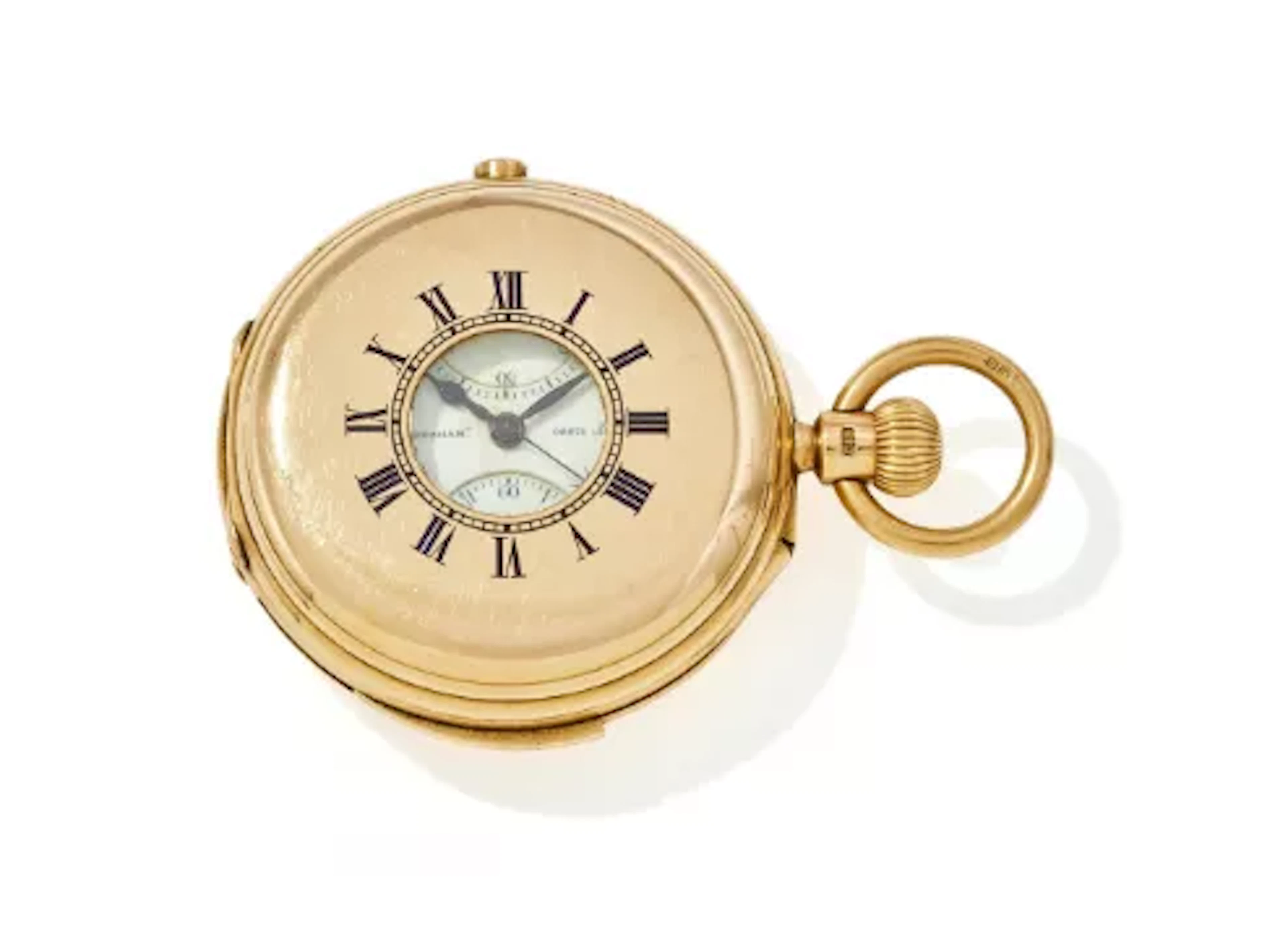 CHARLES FRODSHAM, LONDON, AN 18 CARAT GOLD KEYLESS WIND REPEATER HALF