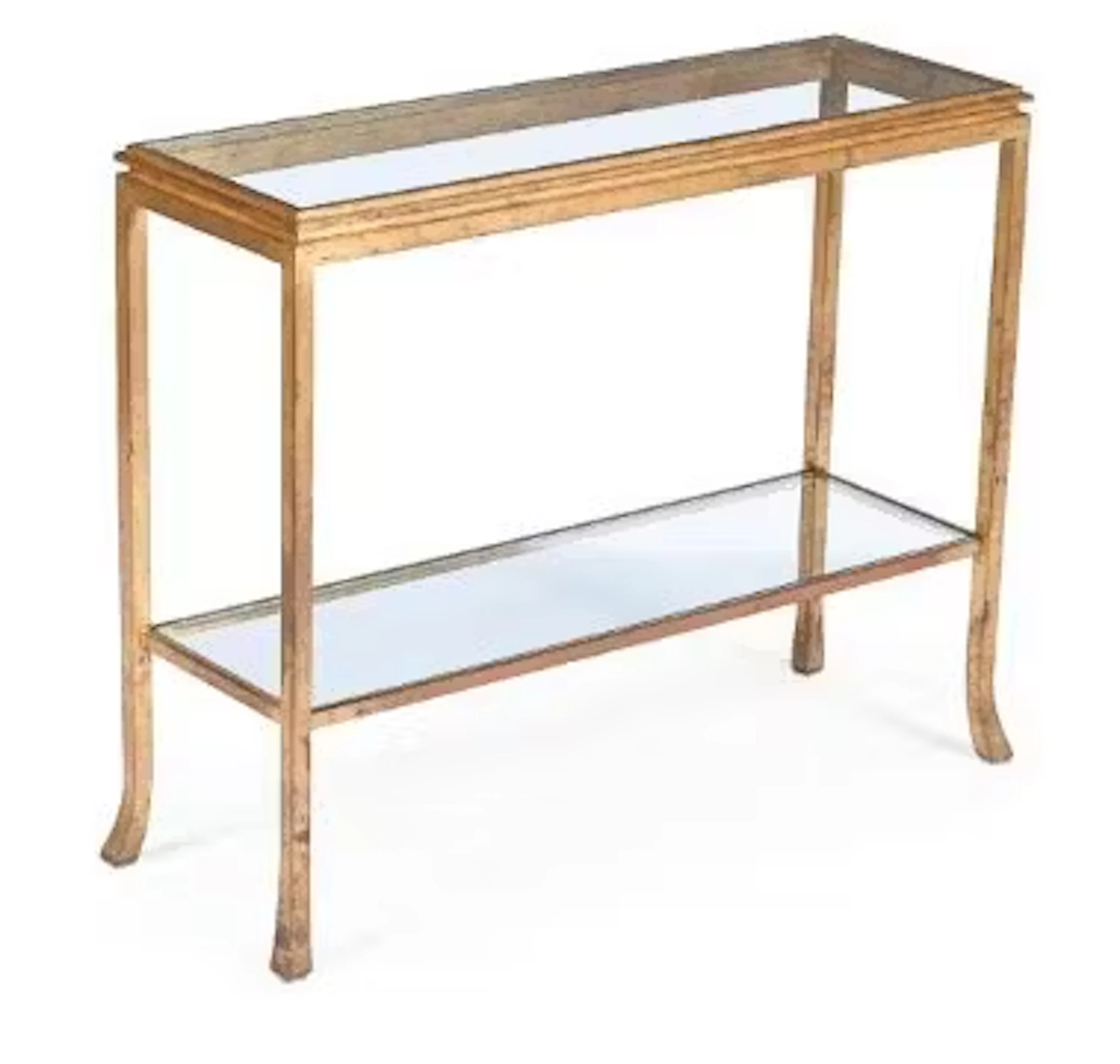 MAISON RAMSAY (FRENCH) ATTRIBUTED; CONSOLE DESSERTE TABLE; MID-20TH CENTURY