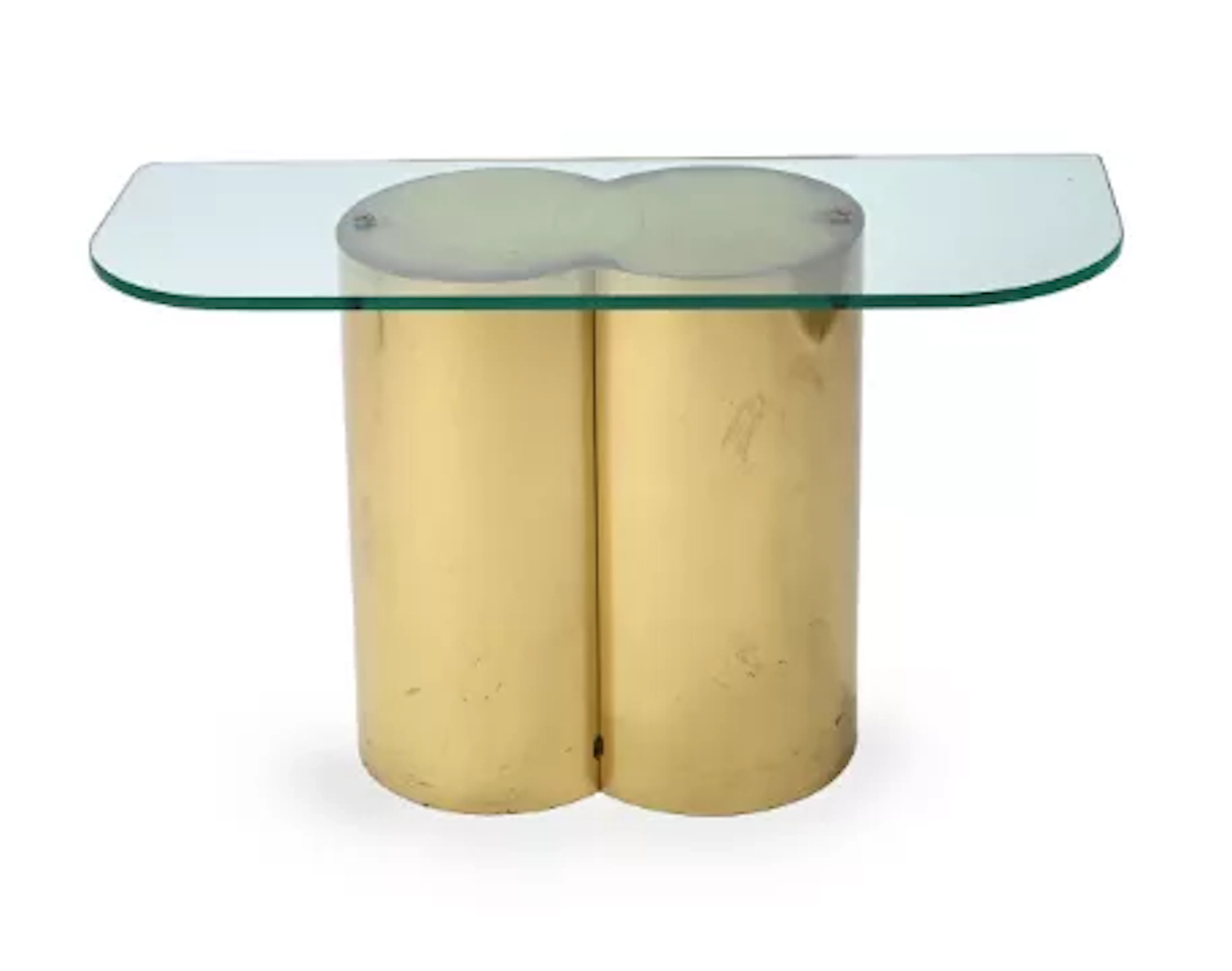 A MODERN CONSOLE TABLE, SECOND HALF 20TH CENTURY