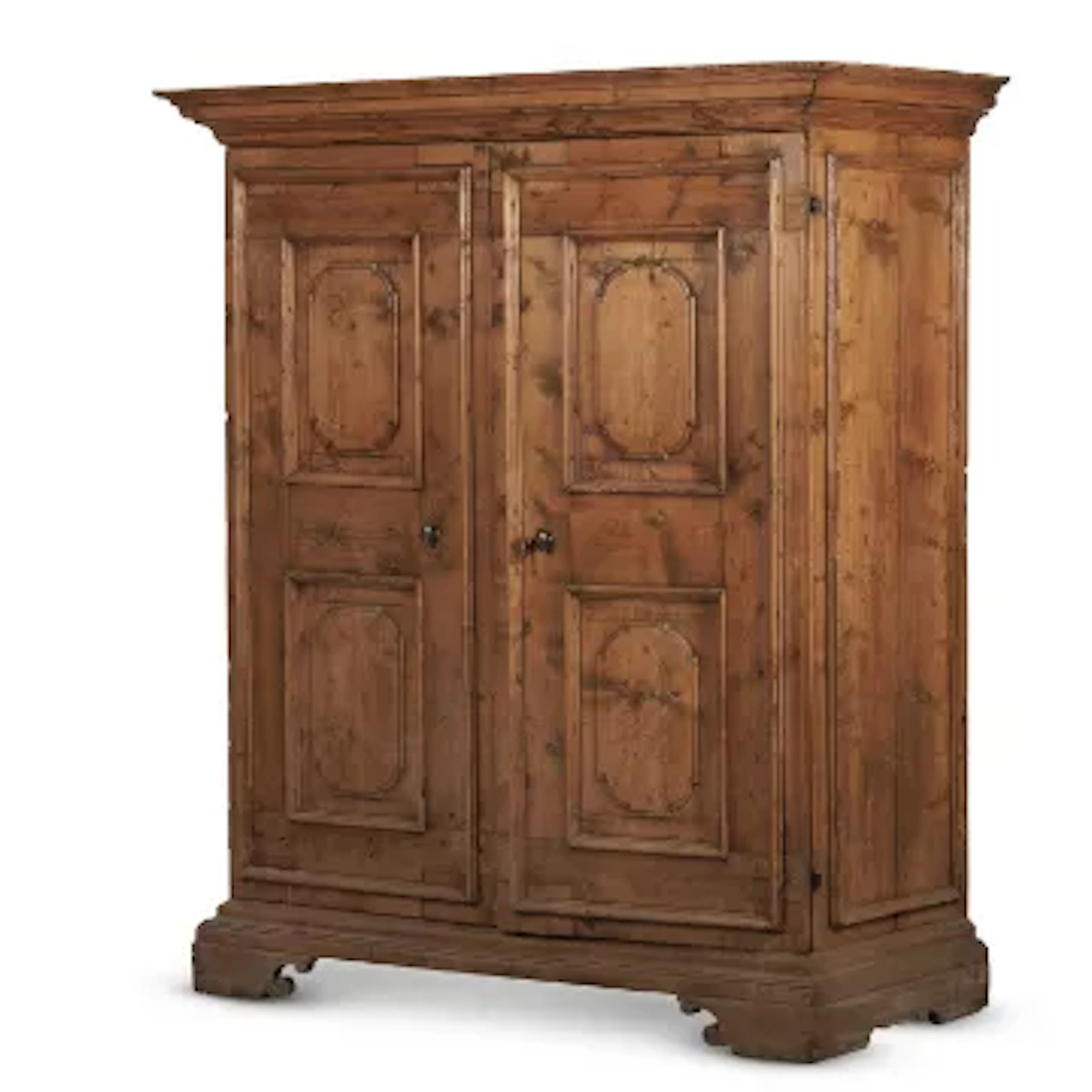 A PINE WARDROBE, NORTH ITALIAN,18TH CENTURY