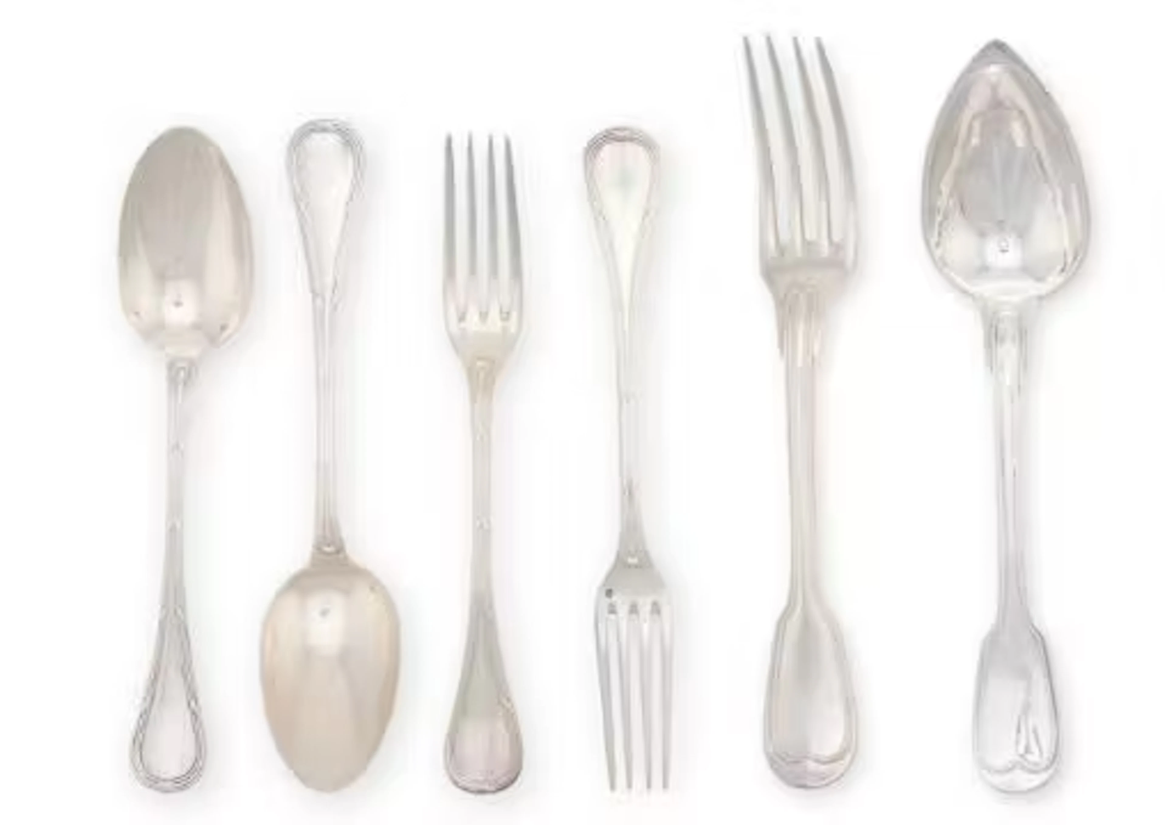 A COLLECTION OF FRENCH SILVER FLATWARE