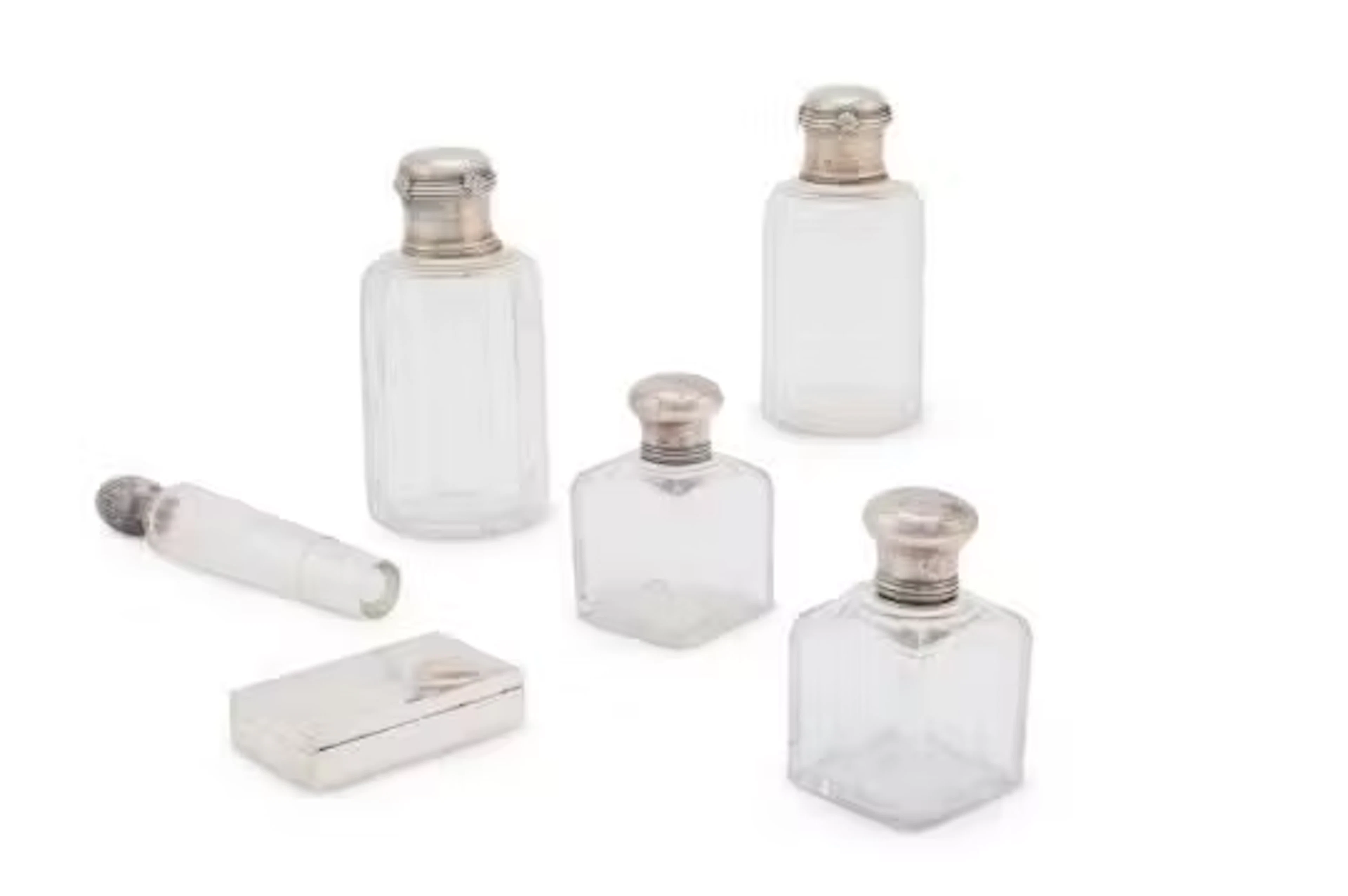 A COLLECTION OF SILVER DRESSING TABLE ITEMS