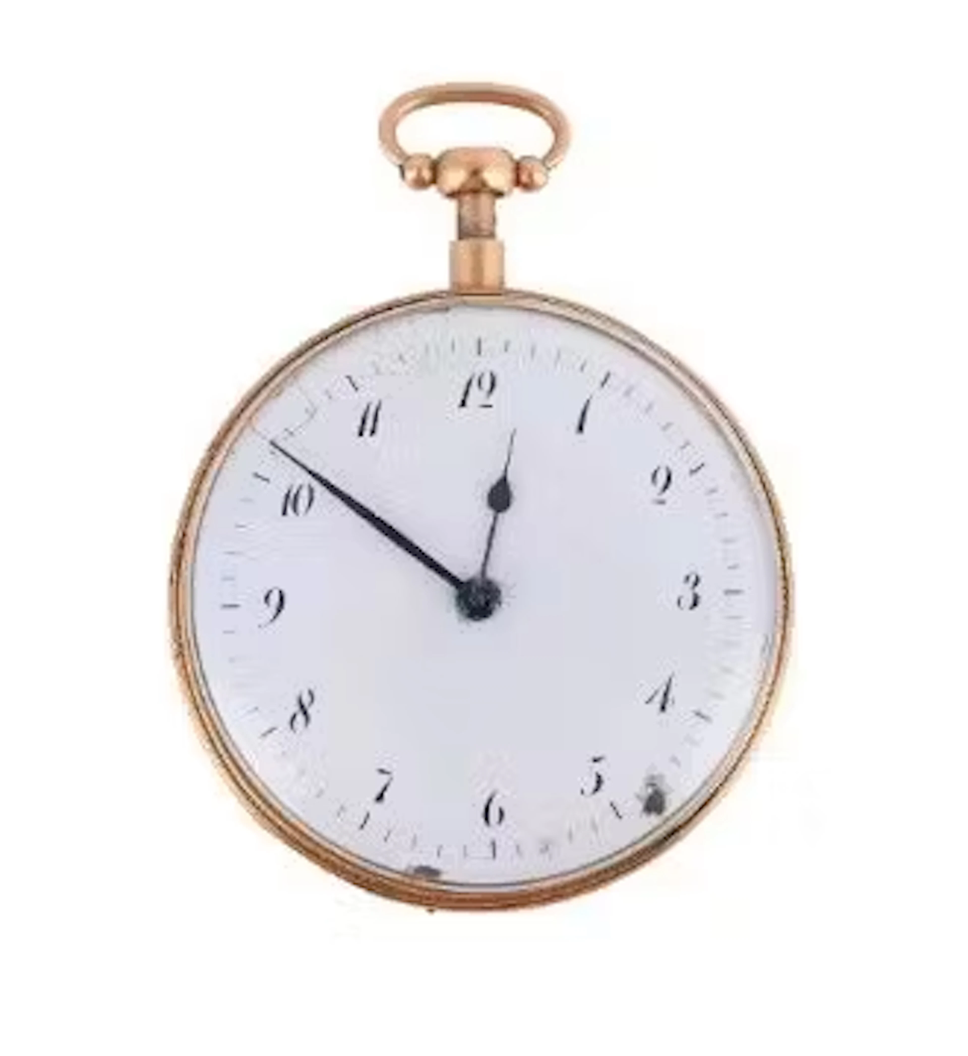 A GOLD QUARTER REPEATER MUSICAL OPEN FACE POCKET WATCH