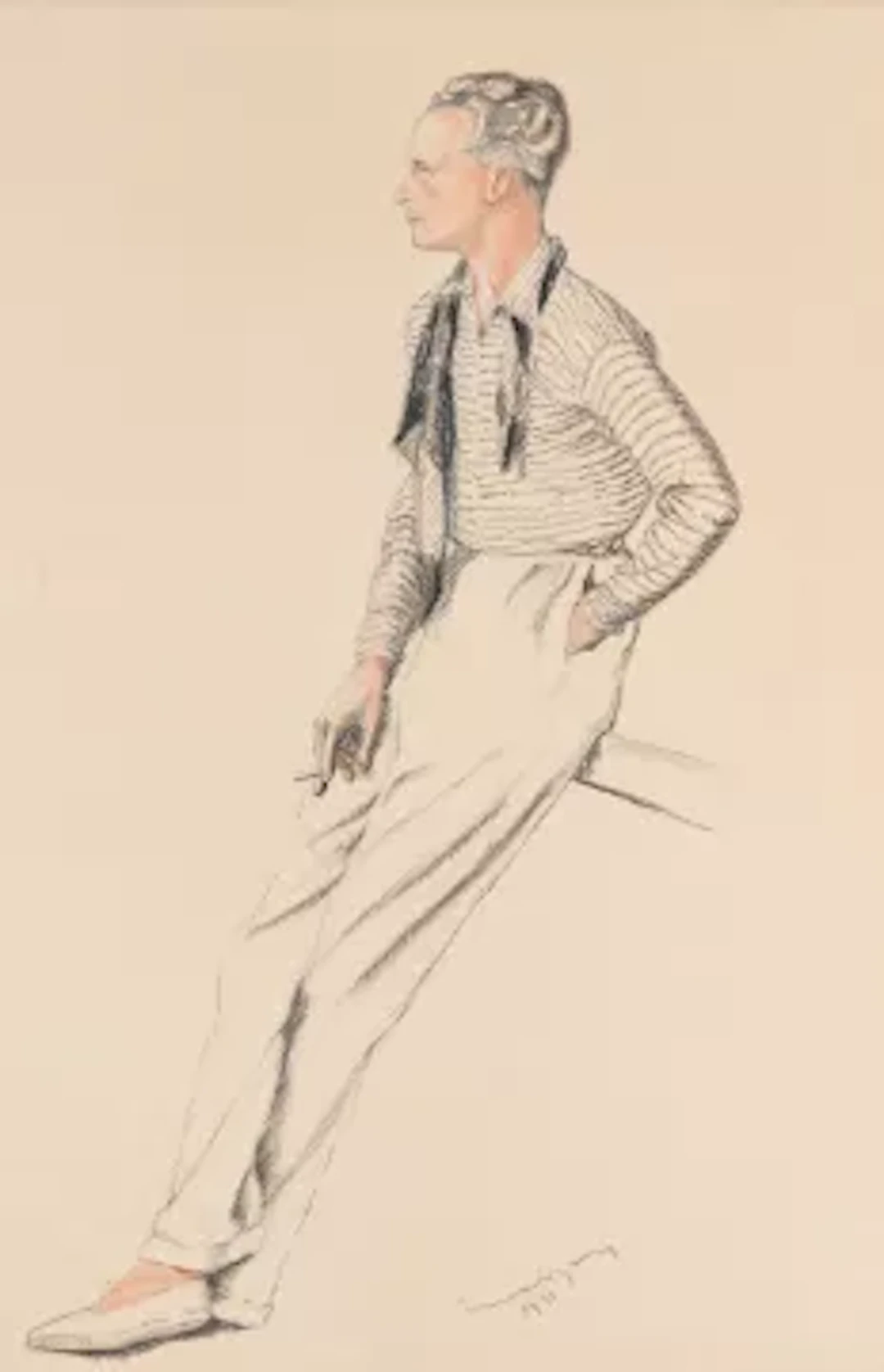 ENGLISH SCHOOL (20TH CENTURY), PORTRAIT OF FRANK GEORGE LEYLAND WOOSTER