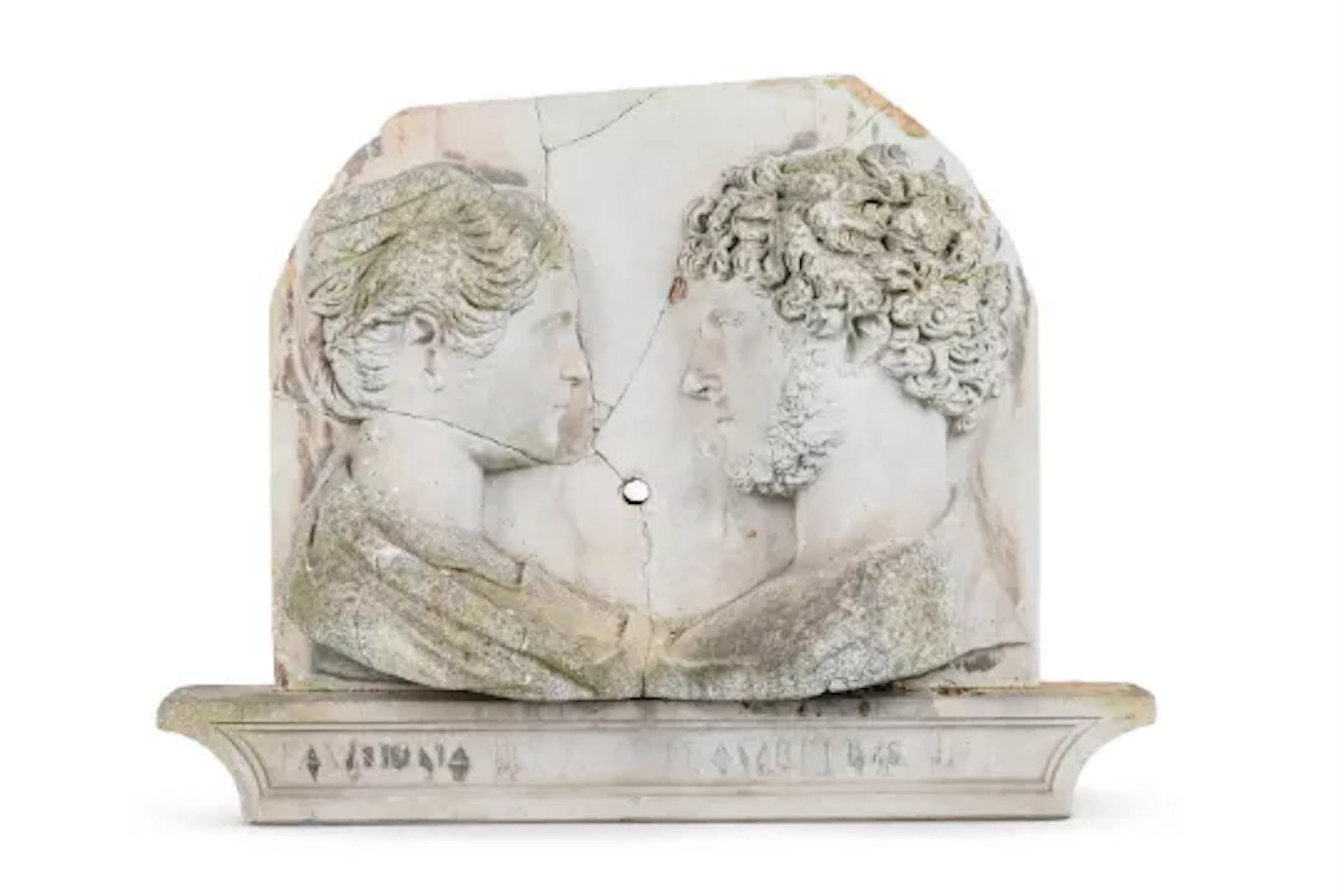 CIRCLE OF SIMONE BIANCO- A MARBLE RELIEF OF THE EMPEROR MARCUS AURELIUS