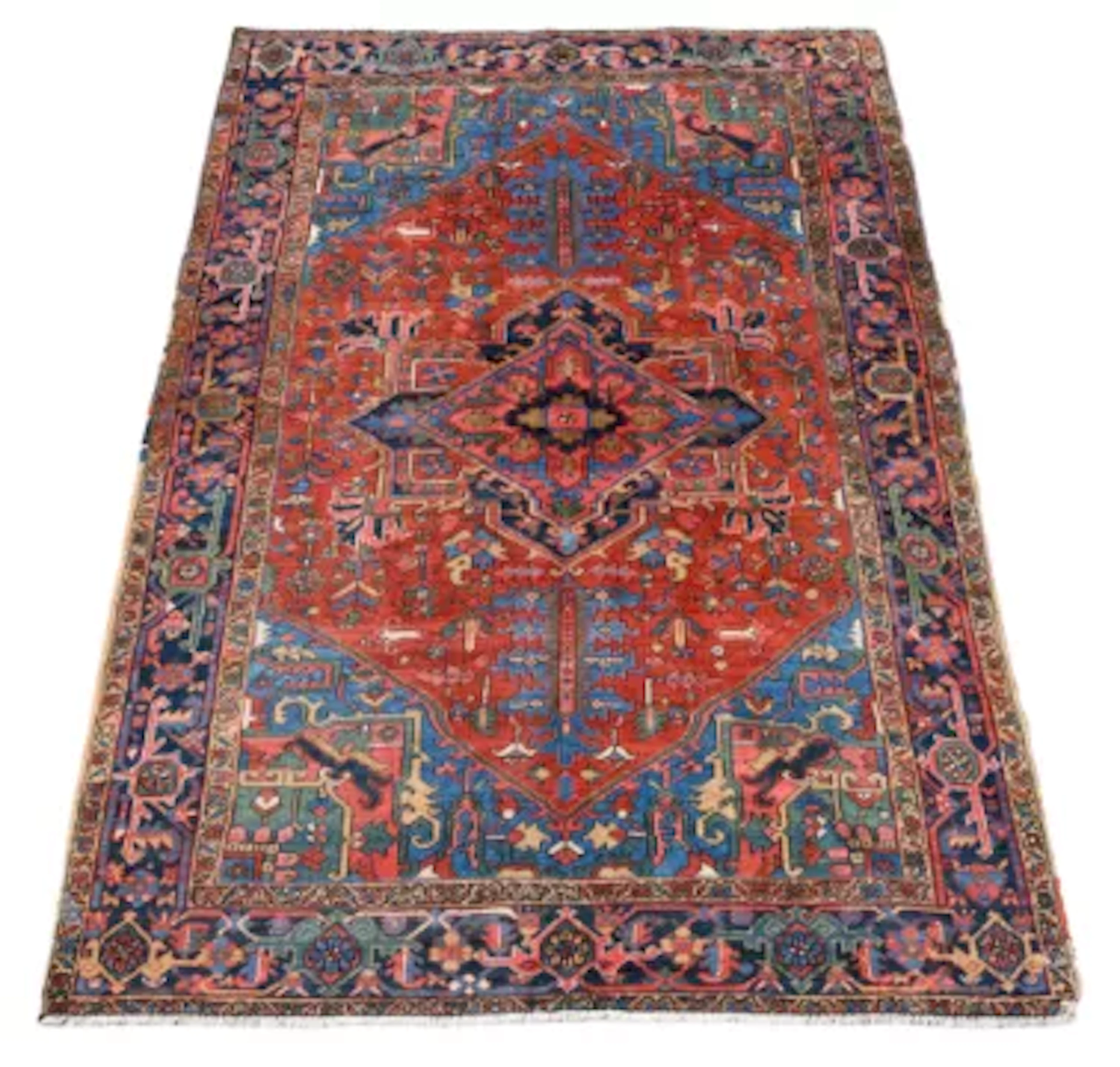 A HERIZ CARPET, CIRCA 1890