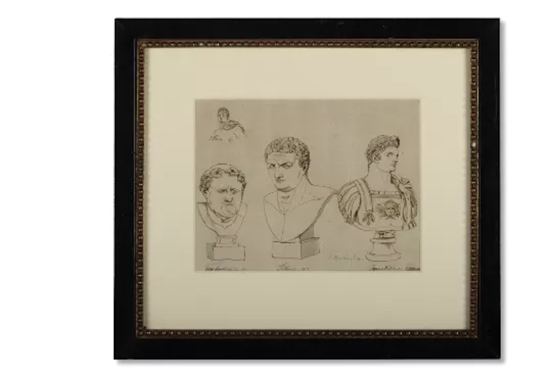 THOMAS ROWLANDSON (BRITISH 1756-1827), ROMAN BUSTS