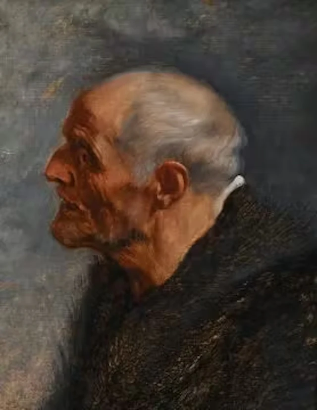 SIR ANTHONY VAN DYCK (FLEMISH 1599-1641), THE HEAD OF A MAN: STUDY