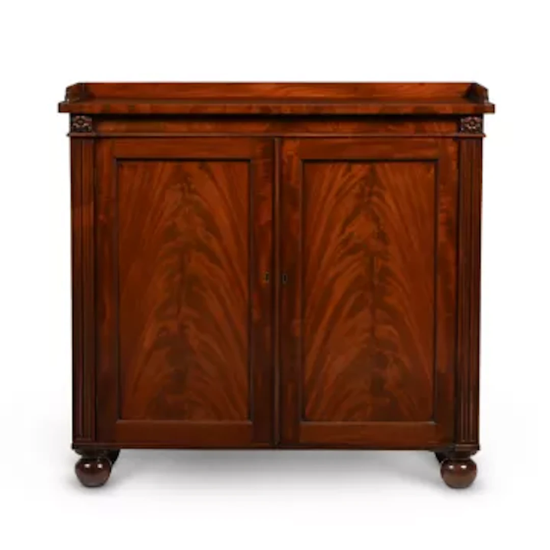 A GEORGE IV MAHOGANY SIDE CABINET, BY GILLOWS, CIRCA 1825