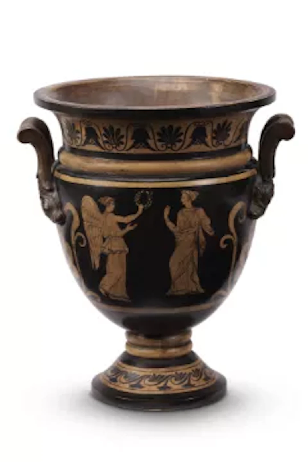 AFTER THE ANTIQUE, A GRAND TOUR ATTIC STYLE TERRACOTTA KRATER, POSSIBLY