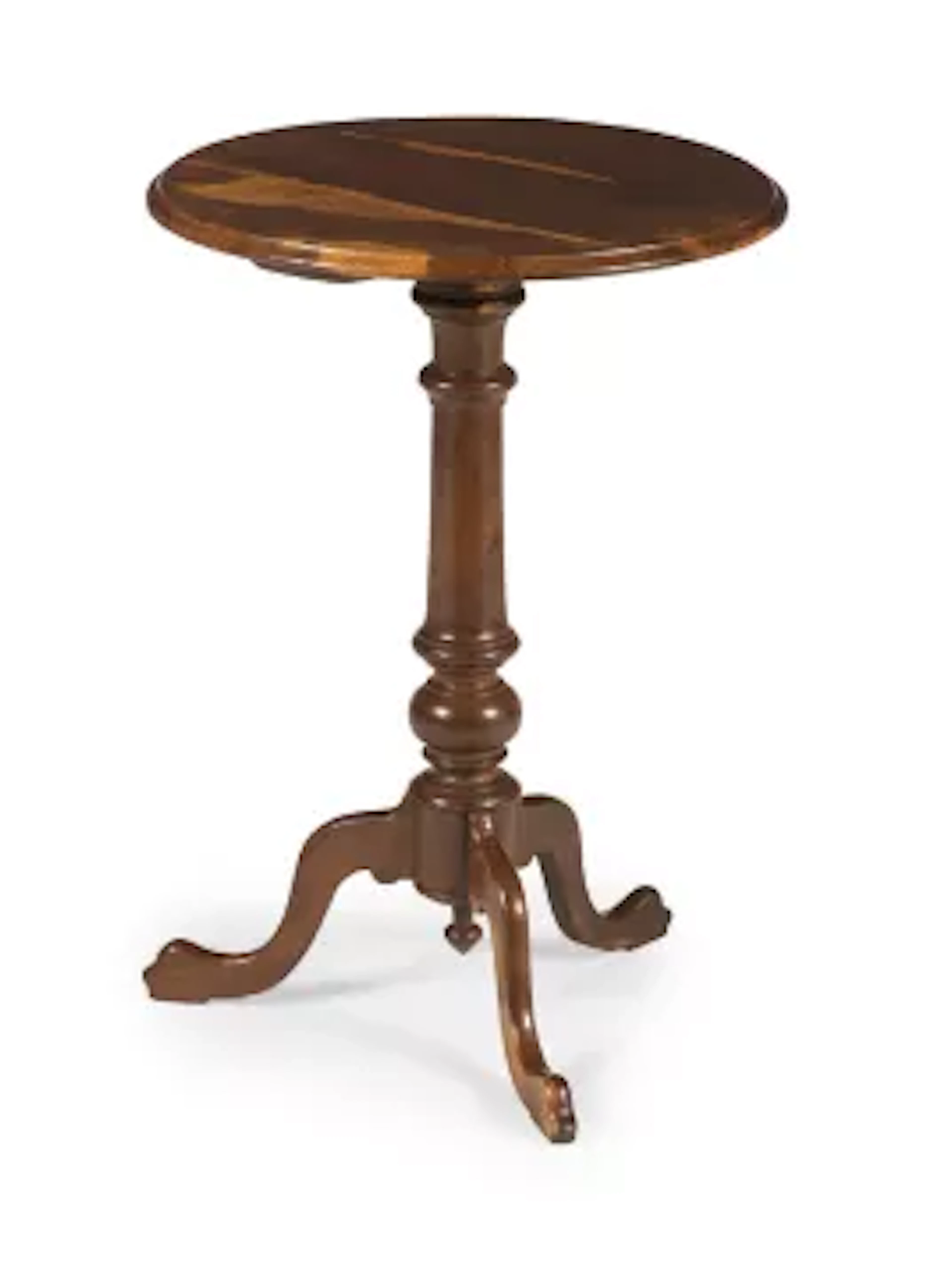 A WILLIAM IV SOLID LABURNUM TRIPOD OCCASIONAL TABLE, CIRCA 1835