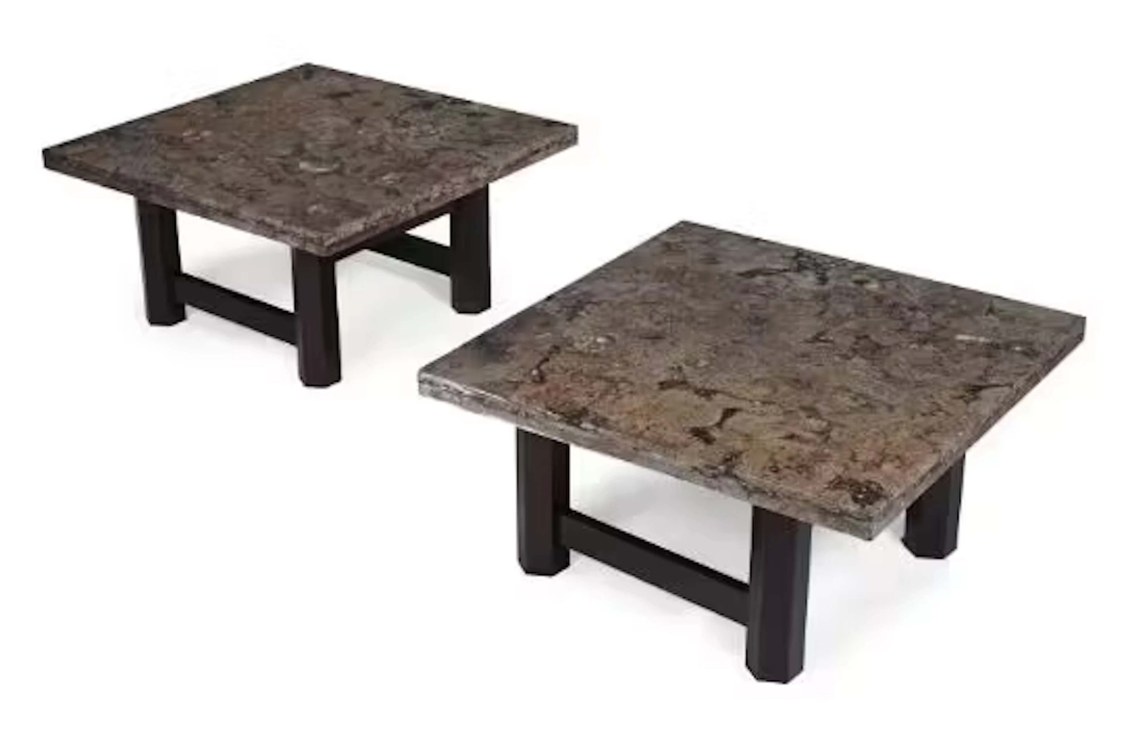 JAN VLUG (DUTCH, 1917-1999) ATTRIBUTED, PAIR OF LOW SIDE TABLES