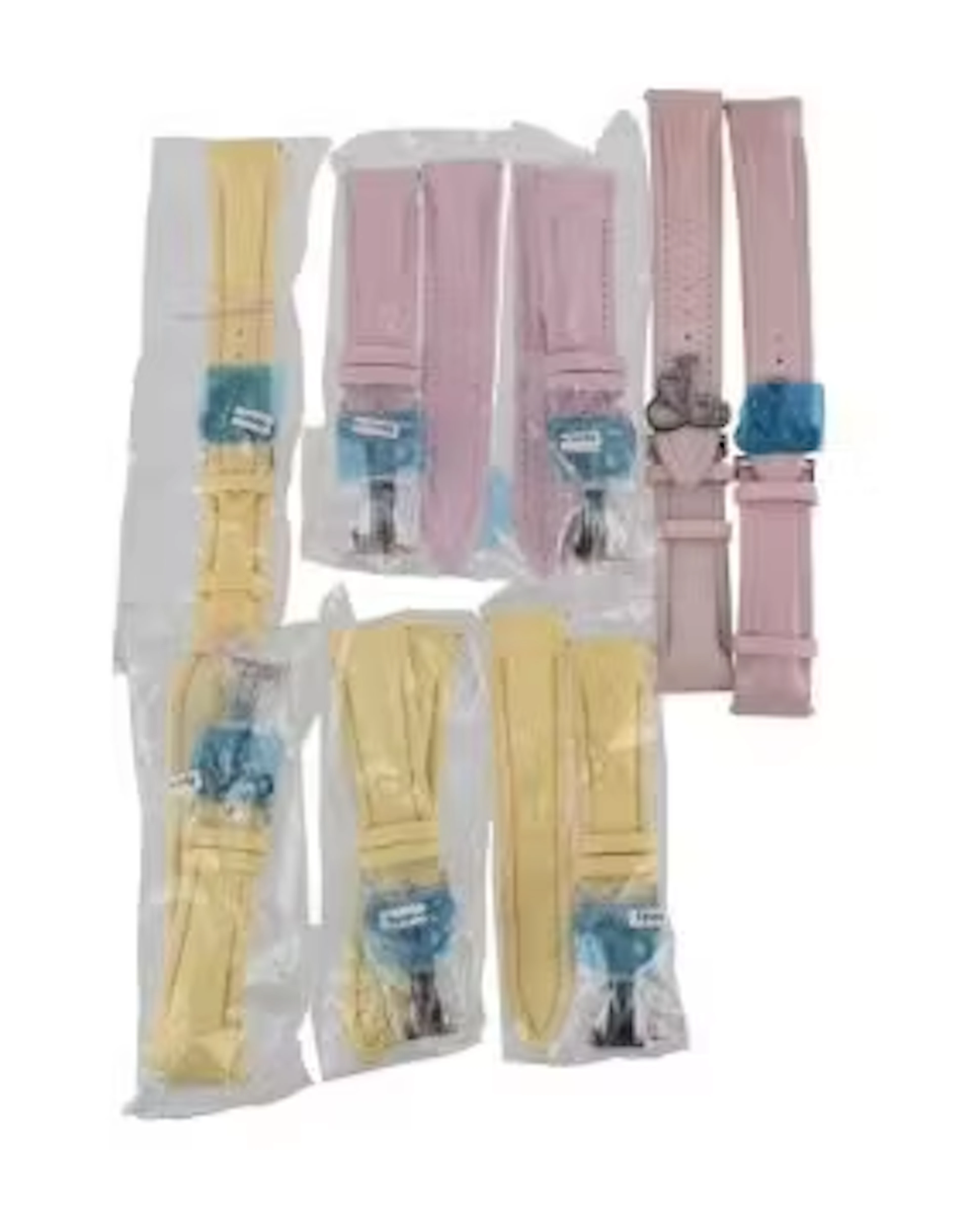 JACOB & CO., EIGHT RUBBER WATCH STRAPS
