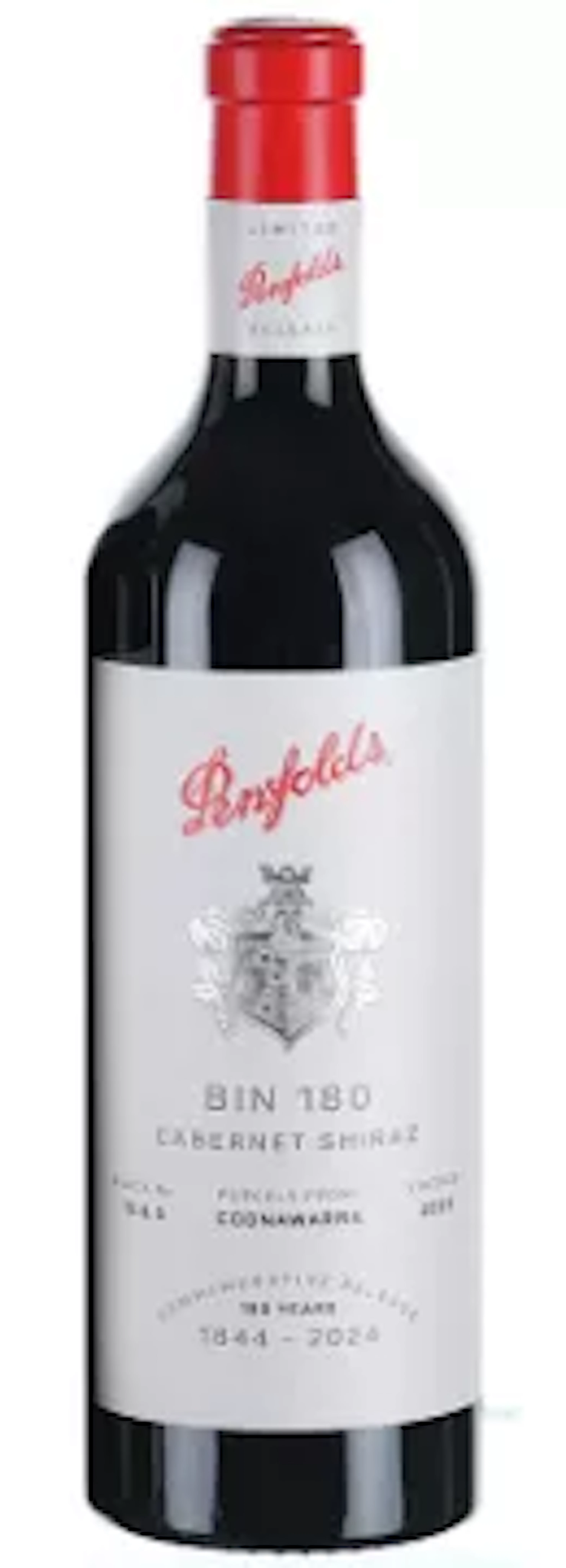 2021 Penfolds, Bin 180 Cabernet Shiraz, Coonawarra