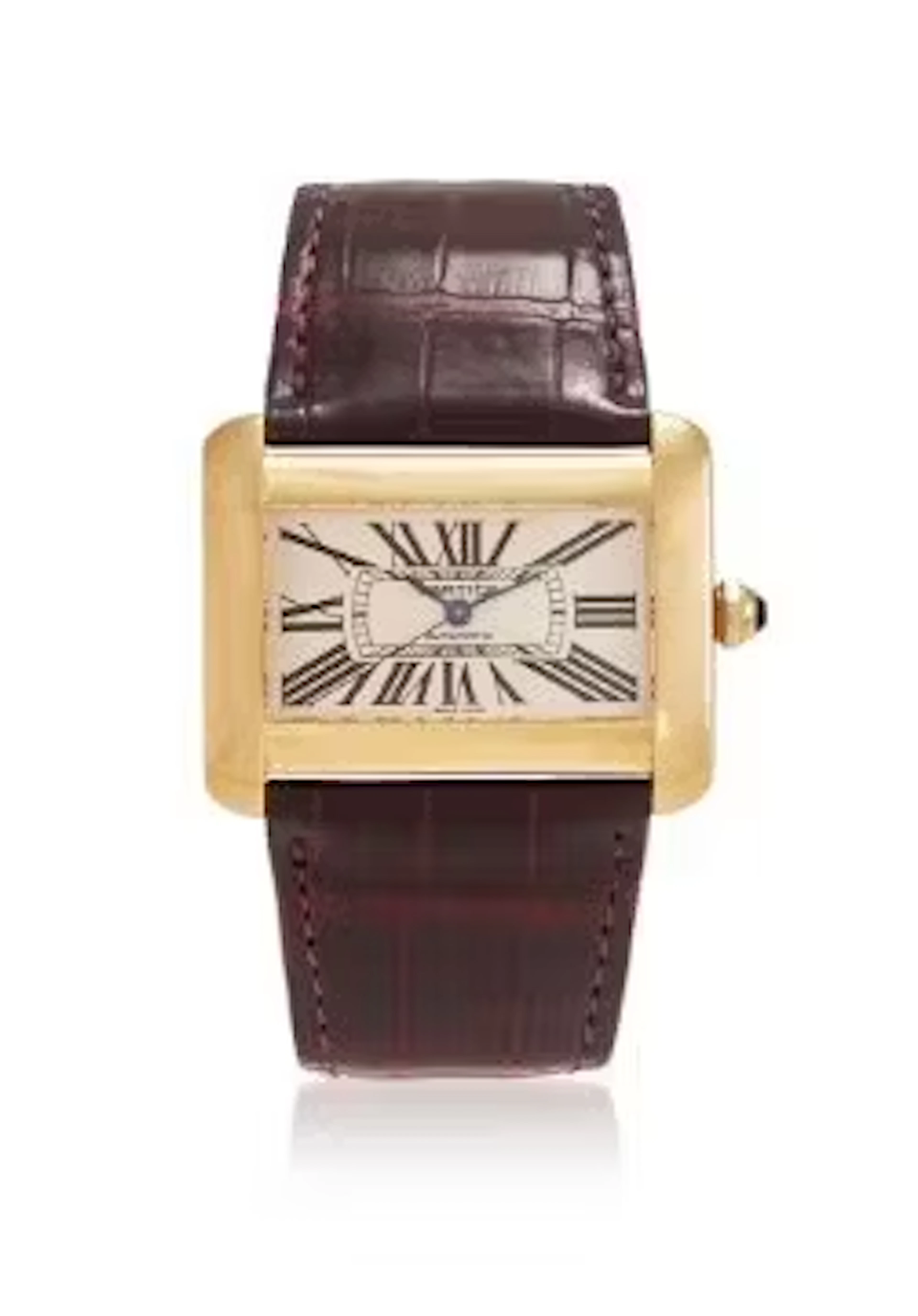 Y CARTIER, DIVAN, REF. 2603, AN 18 CARAT GOLD WRISTWATCH