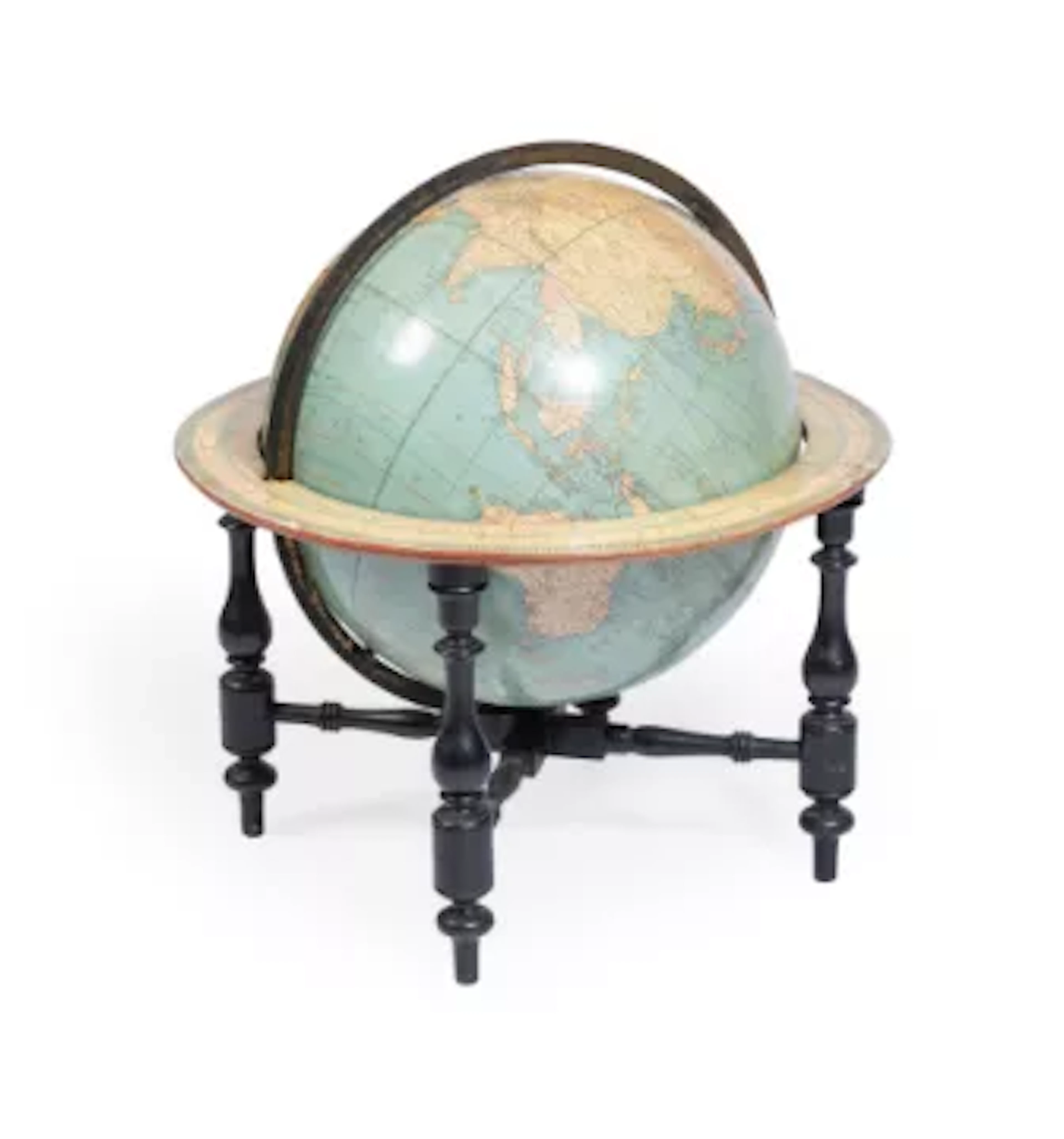AN 18" TERRESTRIAL GLOBE, BY W & A. K. JOHNSON, 19TH OR 20TH CENTURY