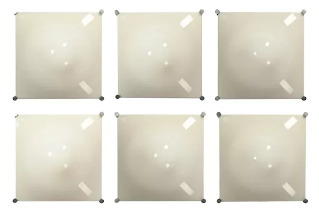 IGUZZINI (ITALIAN, FD.1959), A SET OF SIX 'DADA' WALL LIGHTS, SECOND