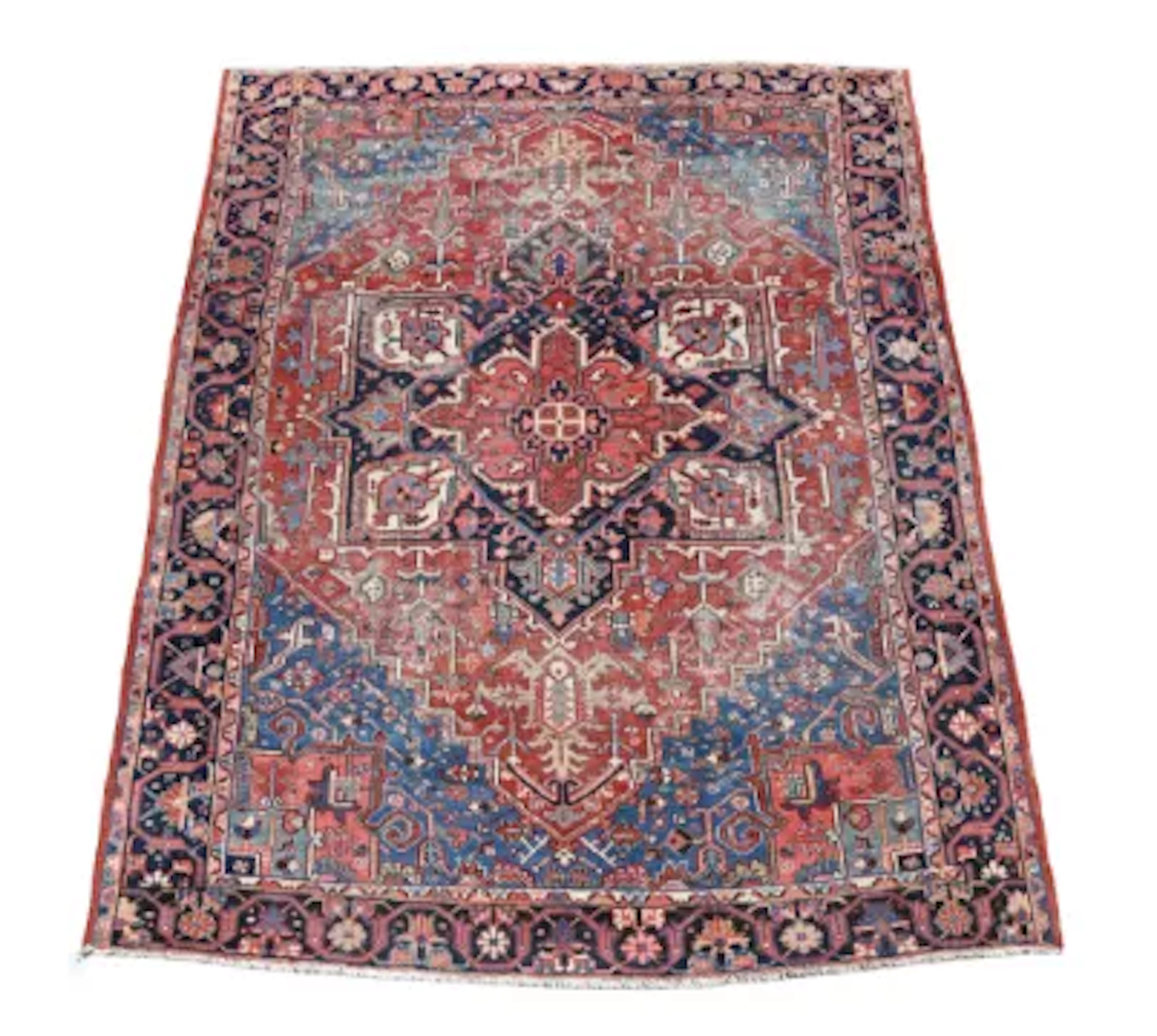 A HERIZ CARPET, PROBABLY FIRST QUARTER 20TH CENTURY