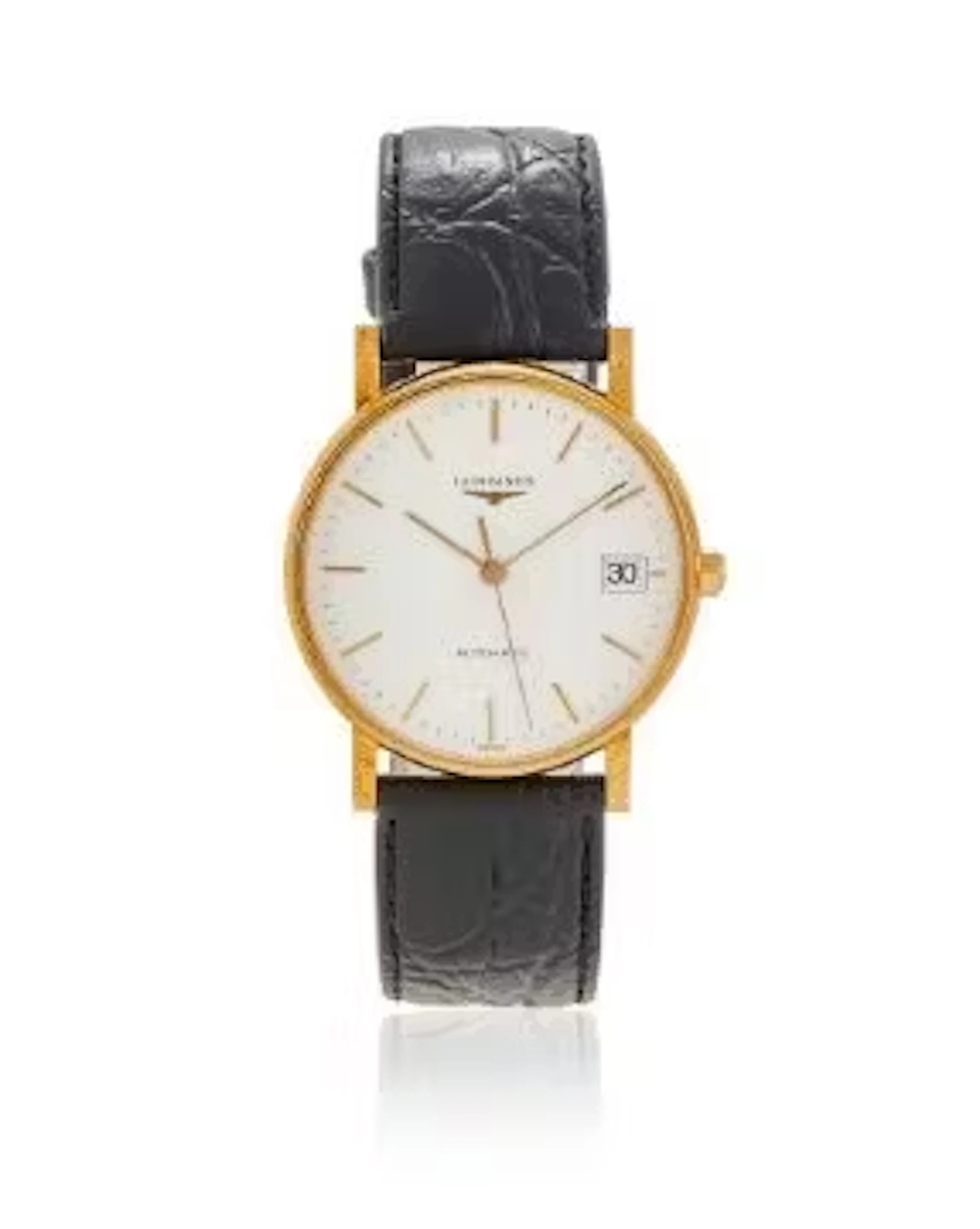 LONGINES, REF. 7.889.6, AN 18 CARAT GOLD WRISTWATCH WITH DATE