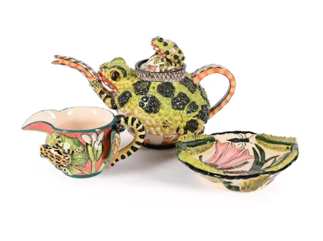 ARDMORE CERAMIC ART STUDIOS (SOUTH AFRICAN, FD.1985), THREE-PIECE