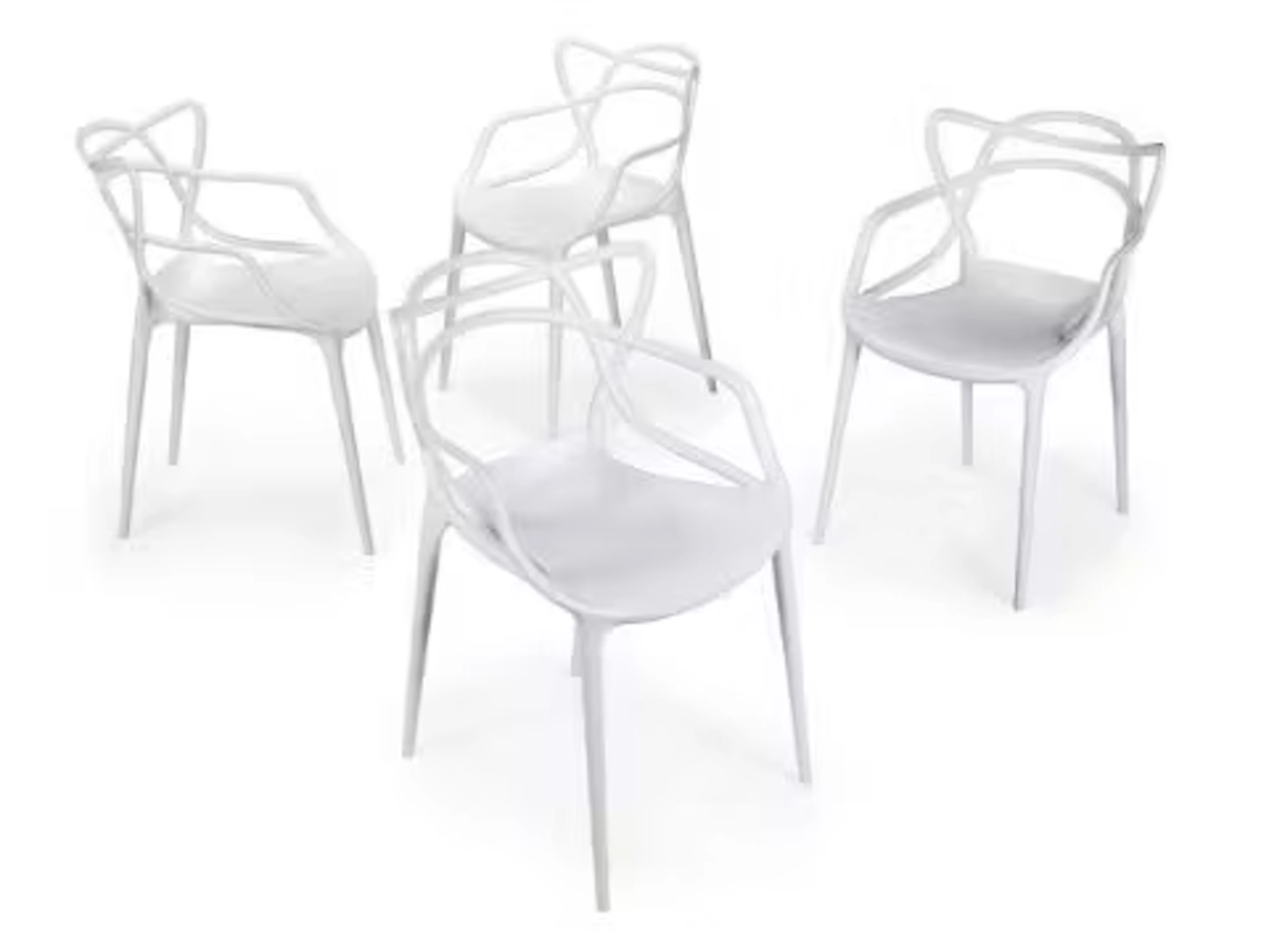 PHILIPPE STARCK (FRENCH, B. 1949), FOUR 'MASTERS' CHAIRS FOR KARTELL;