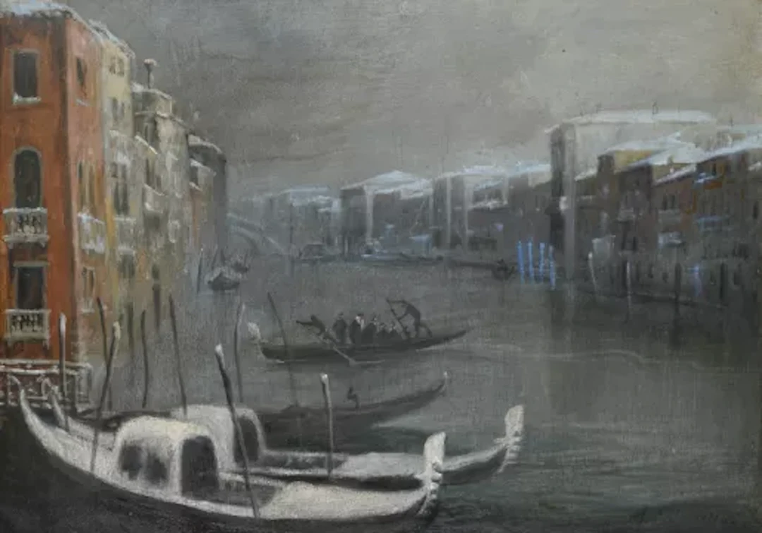 λ MARIO CARRARO (ITALIAN 1896-1978), TRAGHETTO DI S. TOMA, VENICE