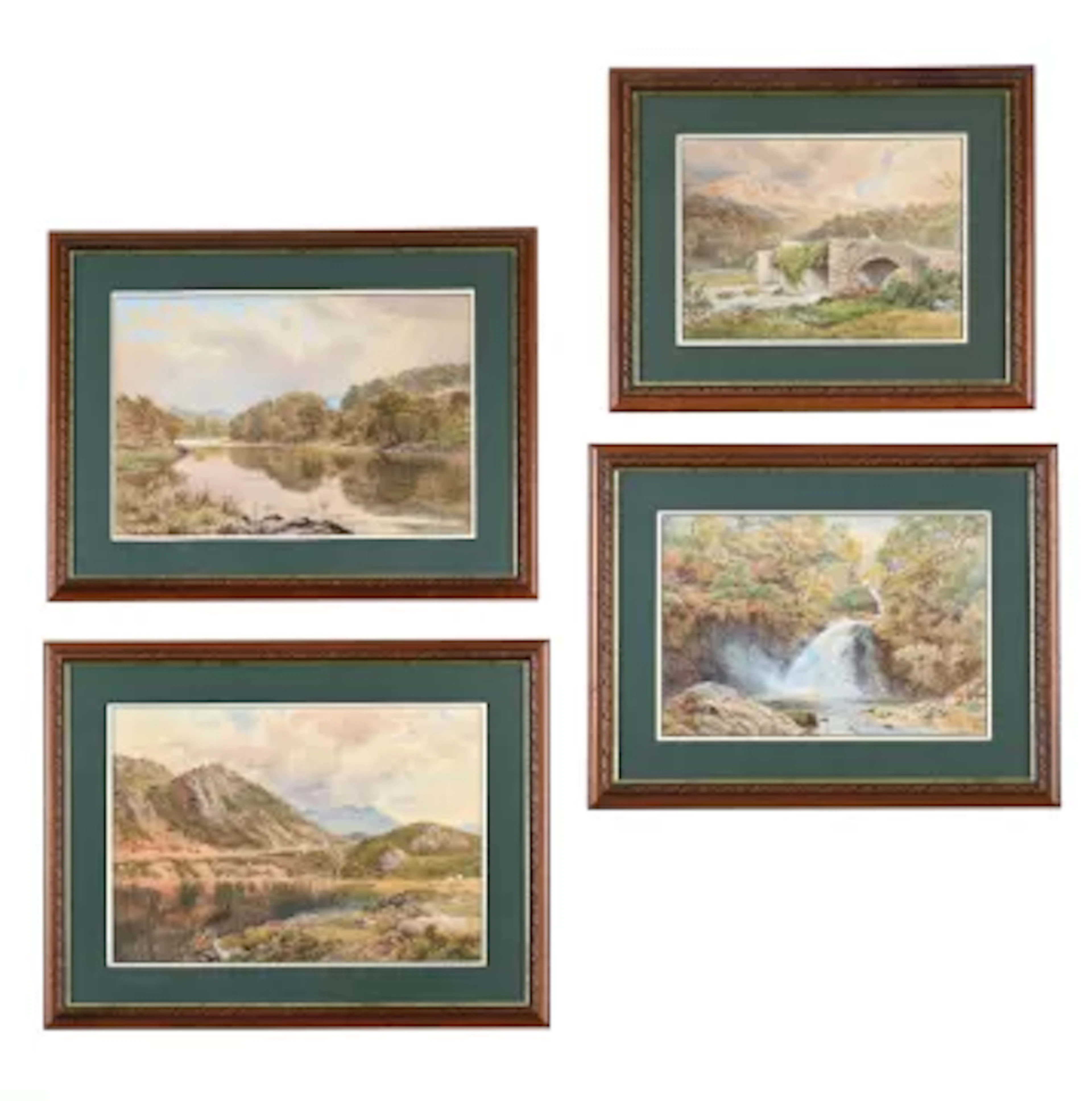 GEORGE HARRISON (BRITISH 1840-1910), FOUR WELSH VIEWS