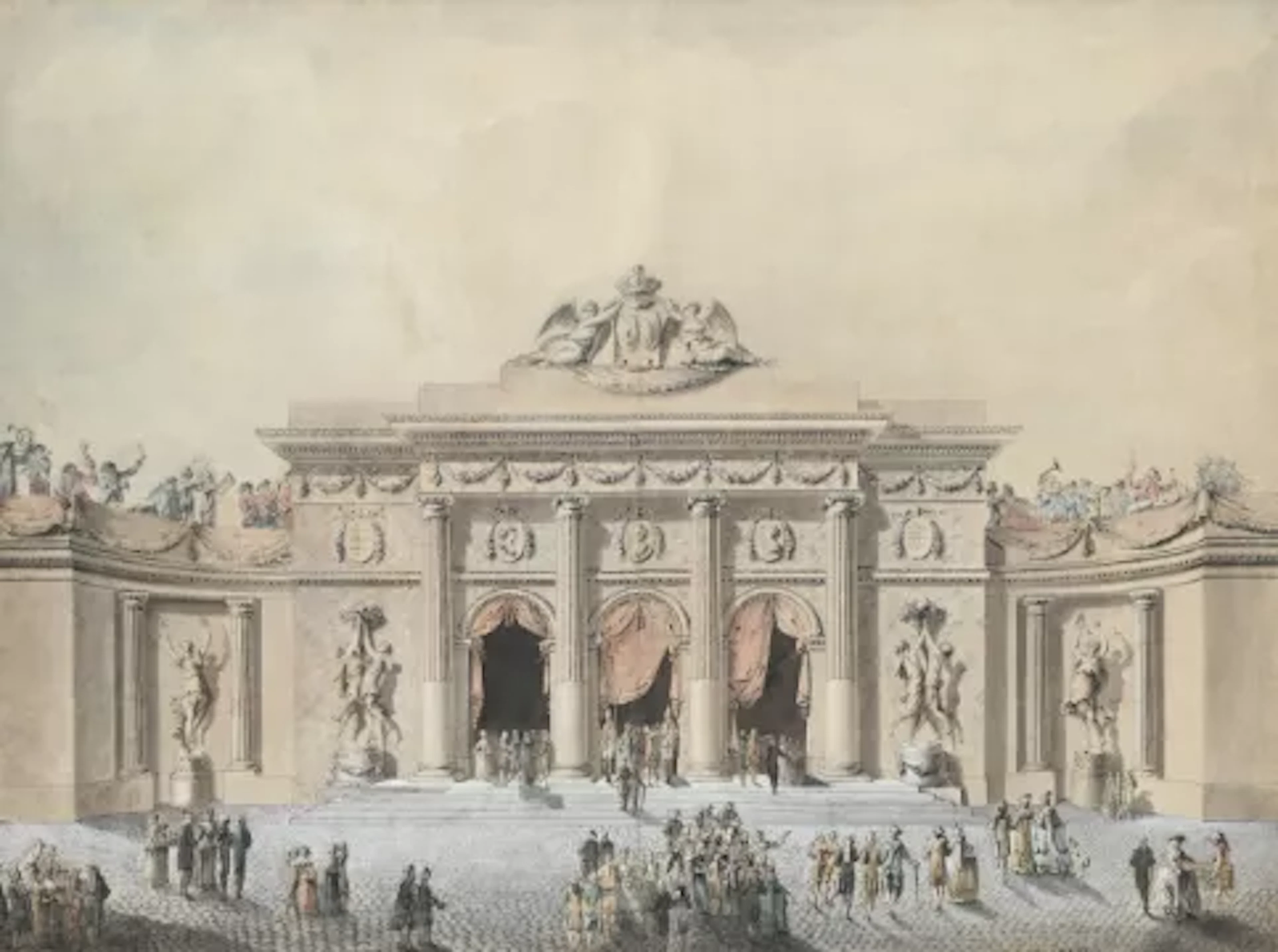 JEAN-FRANÇOIS-THÉRÈSE CHALGRIN (FRENCH 1739-1811), BALLROOM FOR THE