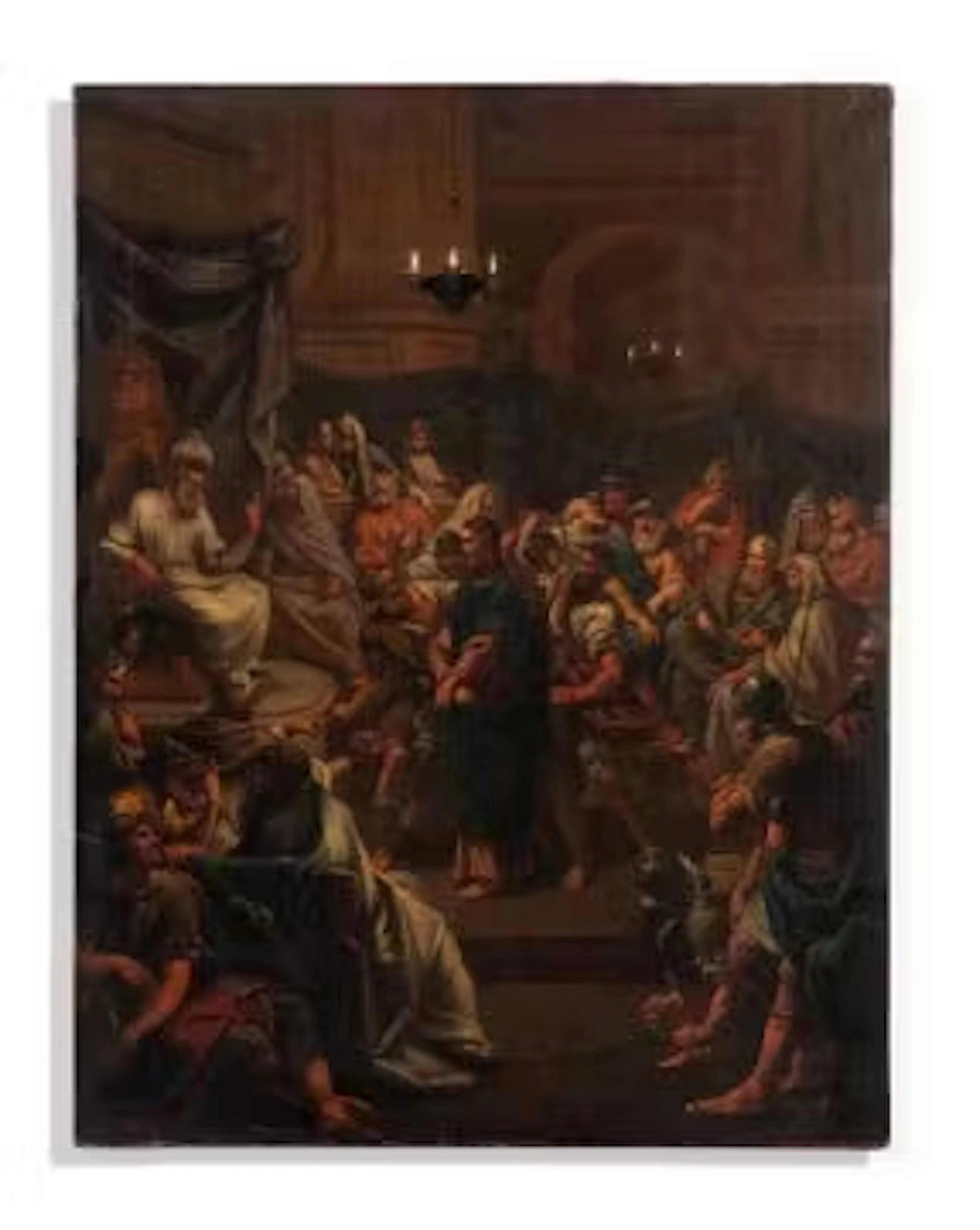 FOLLOWER OF JEAN JOUVENET (FRENCH 1644-1717), CHRIST BEFORE PONTIUS PILATE