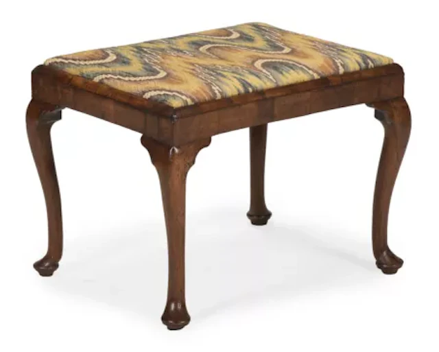 A GEORGE I WALNUT STOOL, CIRCA 1720