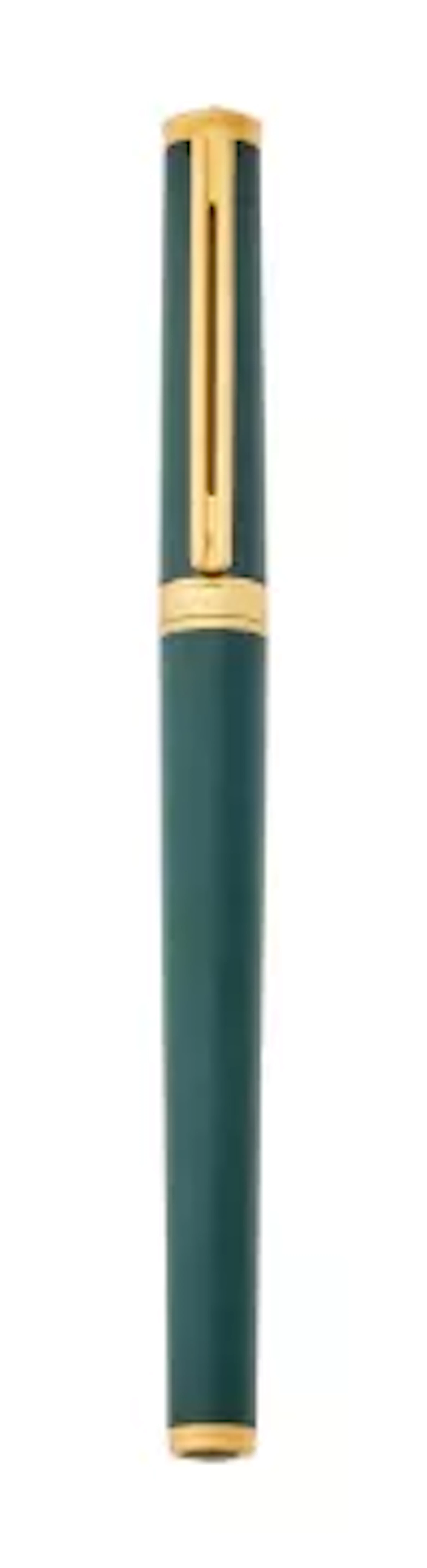 MONTBLANC, NOBLESSE OBLIGE, A GREEN LACQUER FOUNTAIN PEN
