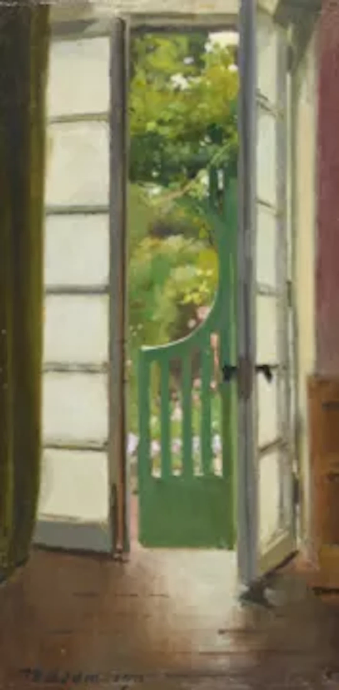PATRICK WILLIAM ADAM (BRITISH 1854-1929), THE STUDIO DOOR