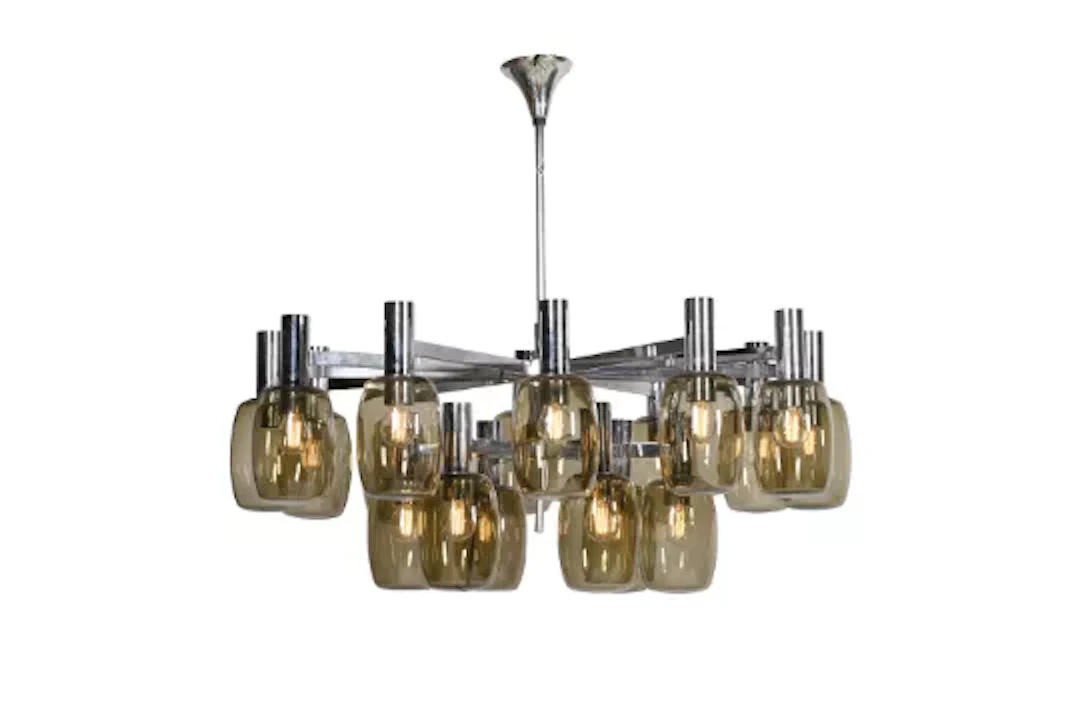 AN ITALIAN CHANDELIER, SECOND HALF 20TH CENTURY