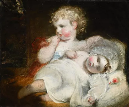 CIRCLE OF SIR JOSHUA REYNOLDS (BRITISH 1723-1792), BABES IN THE WOOD