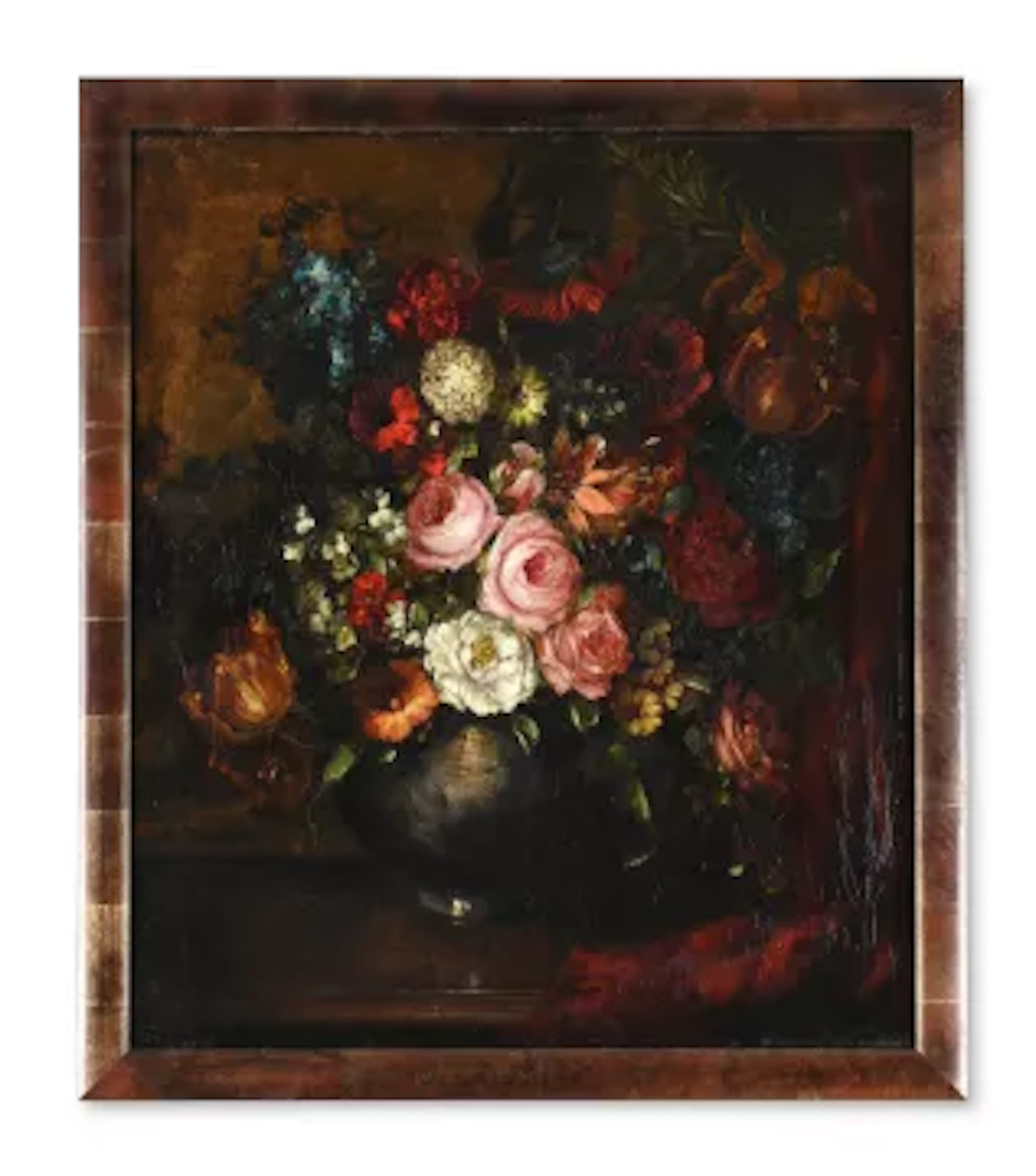 MANNER OF JOHANNES ANTONIUS VAN DER BAREN, STILL LIFE OF FLOWERS ON