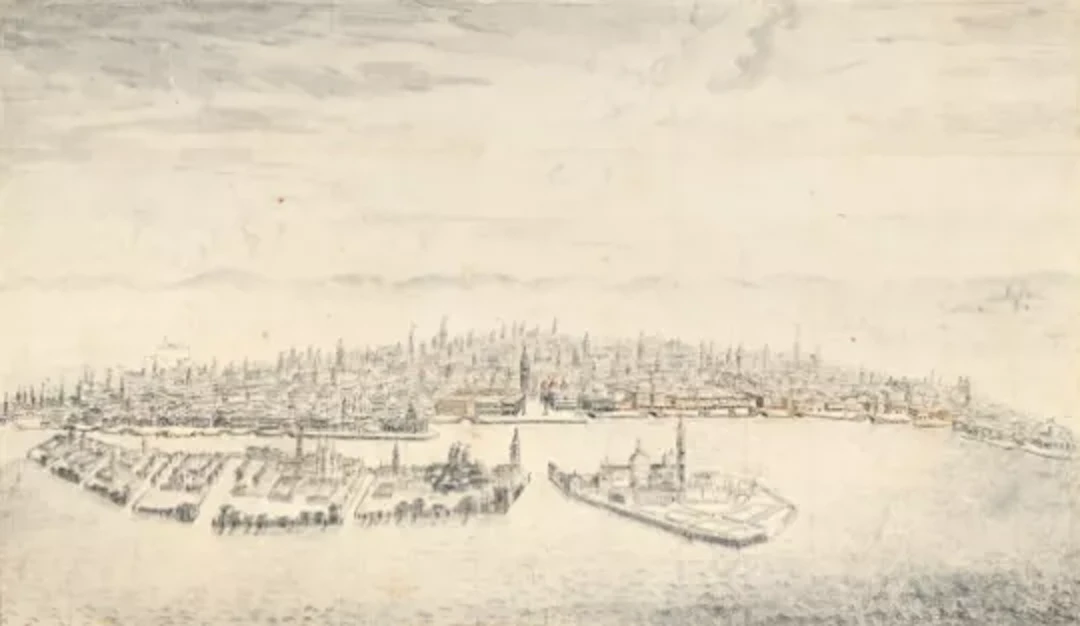 GIORGIO FOSSATI (ITALIAN 1706-1778), PANORAMIC VIEW OF VENICE
