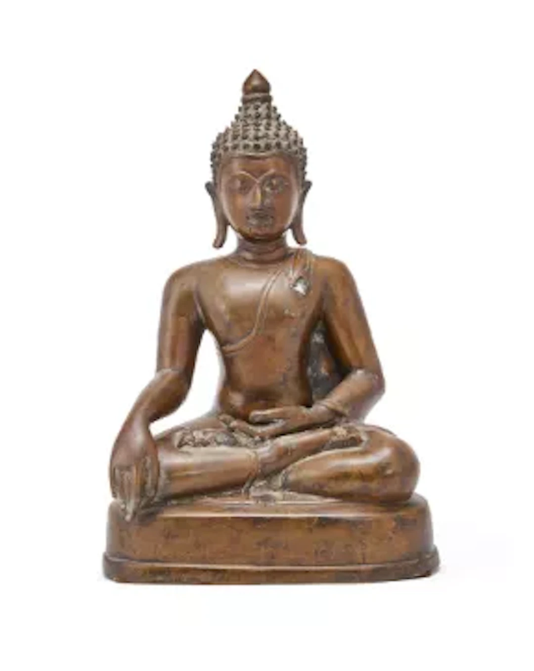 A Thai bronze Figure of Buddha, Thailand, 19th century
