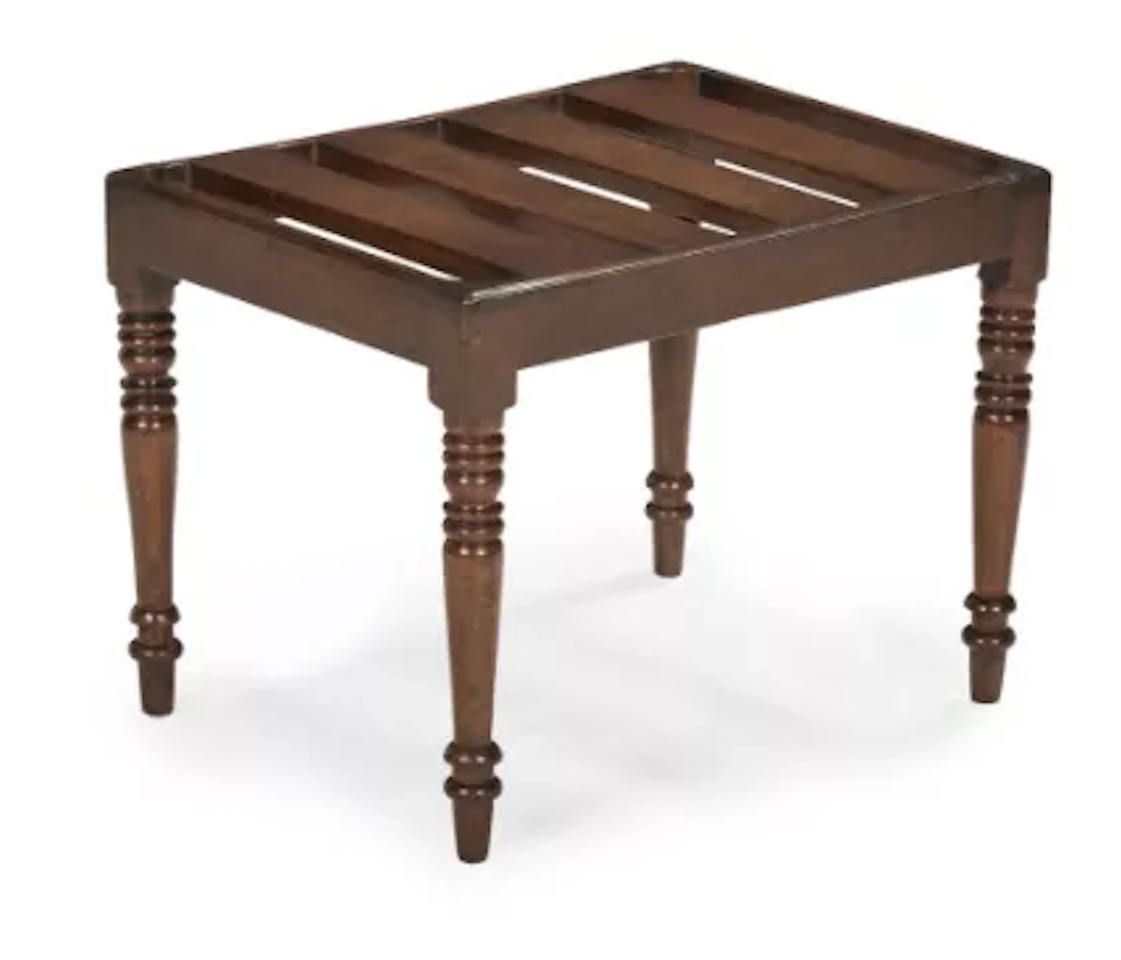 A REGENCY MAHOGANY LUGGAGE STAND, CIRCA 1815