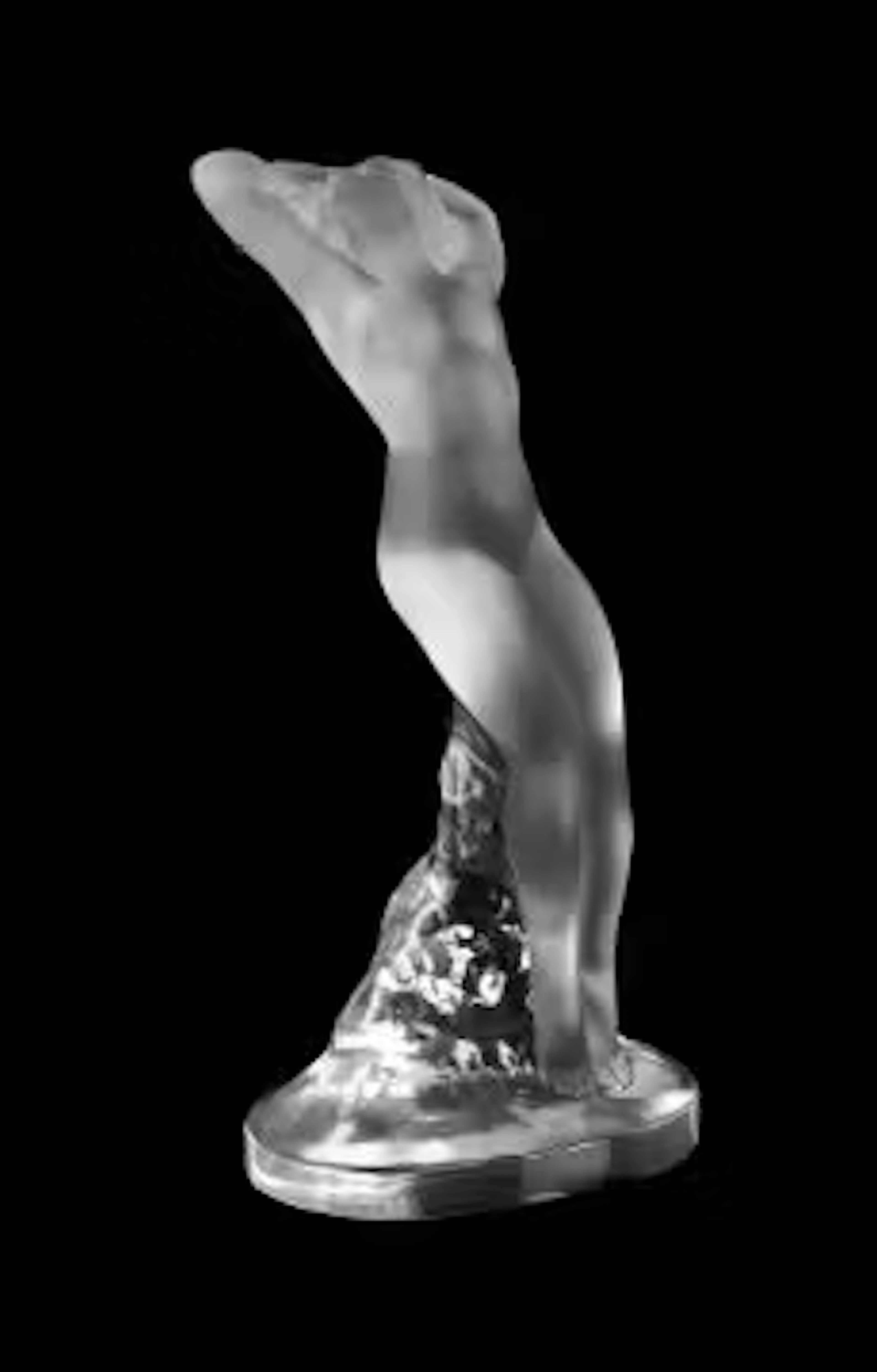 LALIQUE, 'DANSEUSE BRAS LEVES' SCULPTURE; LATE 20TH/EARLY 21ST CENTURY