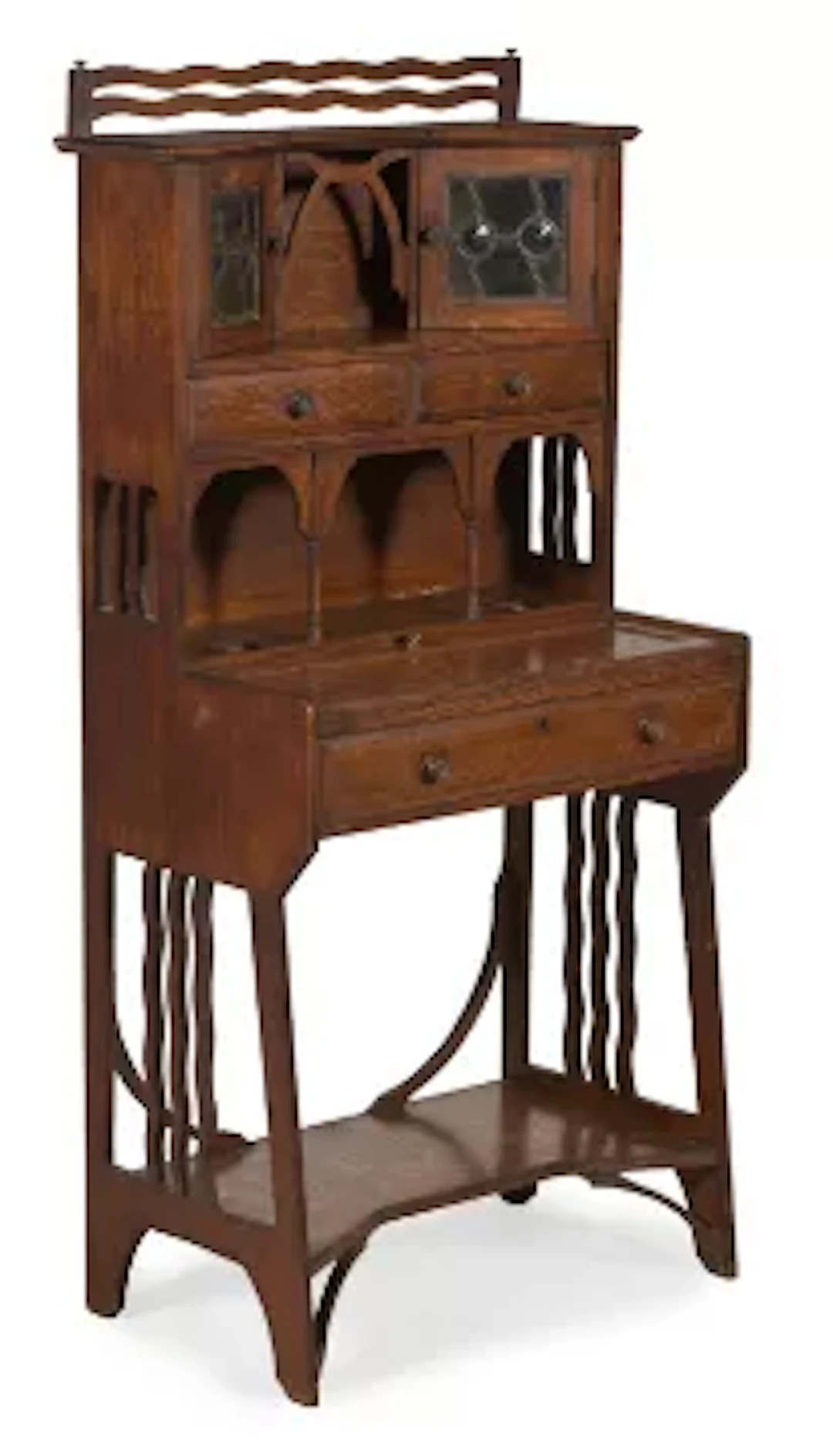 ARTS & CRAFTS, HALL BUREAU, LATE 19TH CENTURY