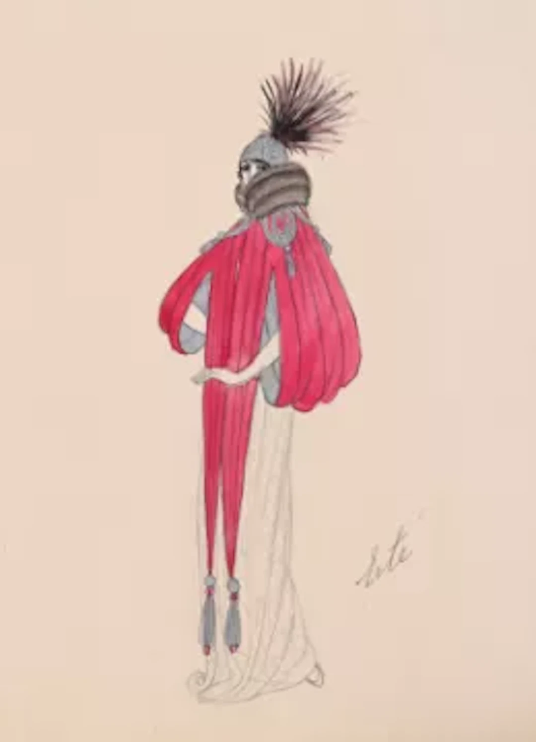 λ ERTÉ (FRENCH, 1892-1990), FASHION DESIGN, 1912/1913