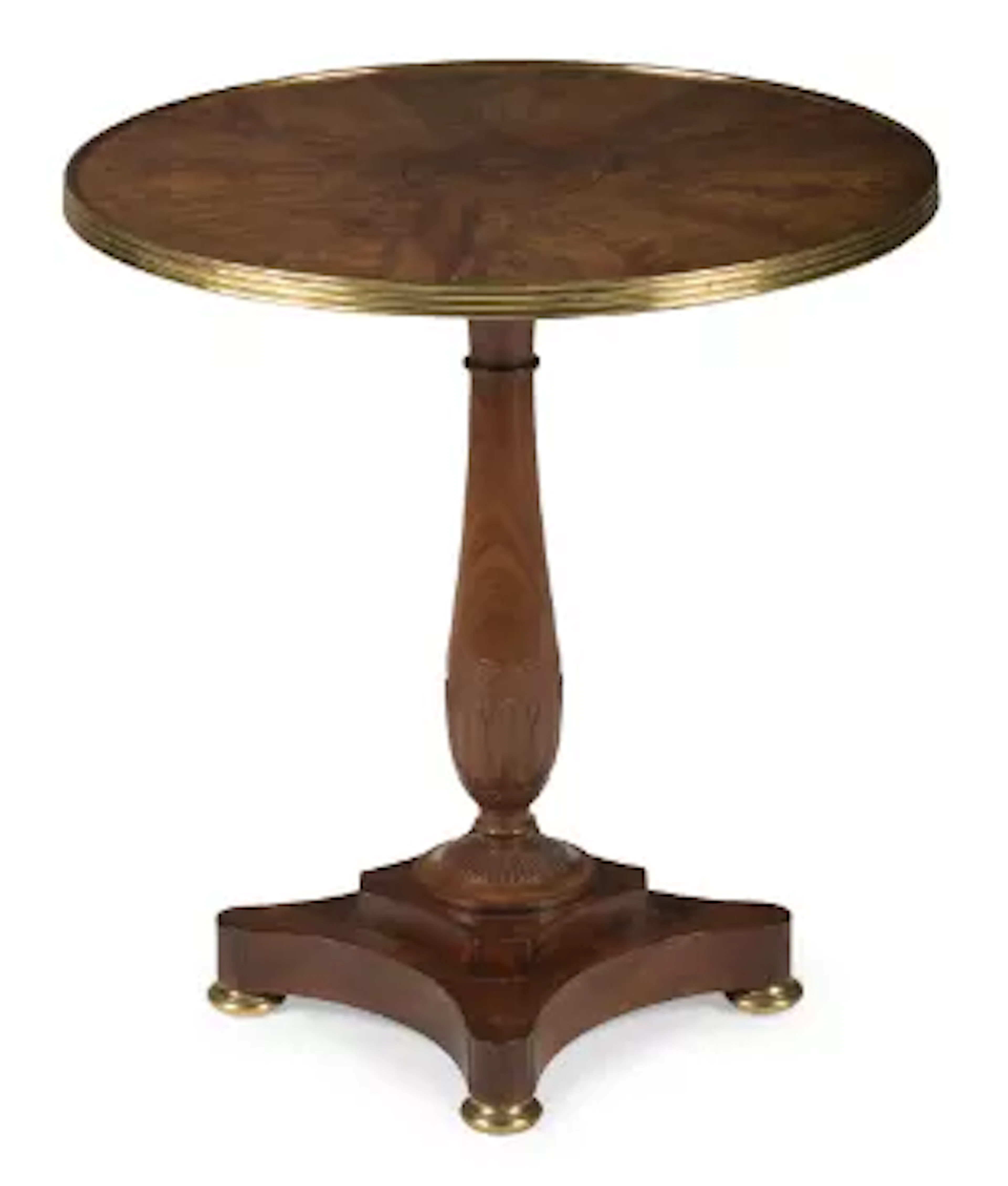 Y A CHARLES X MAHOGANY AND GILT BRASS OCCASIONAL TABLE, CIRCA 1830