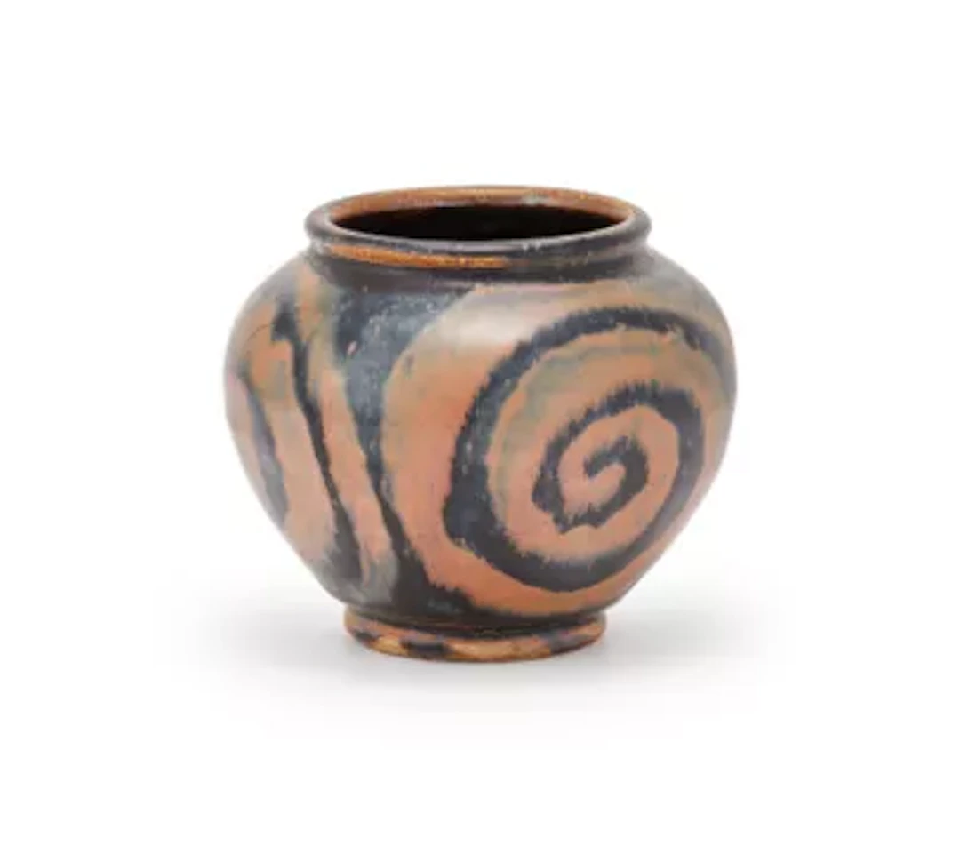 A Chinese Cizhou pottery jar and cover, Song Dynasty (960-1279)